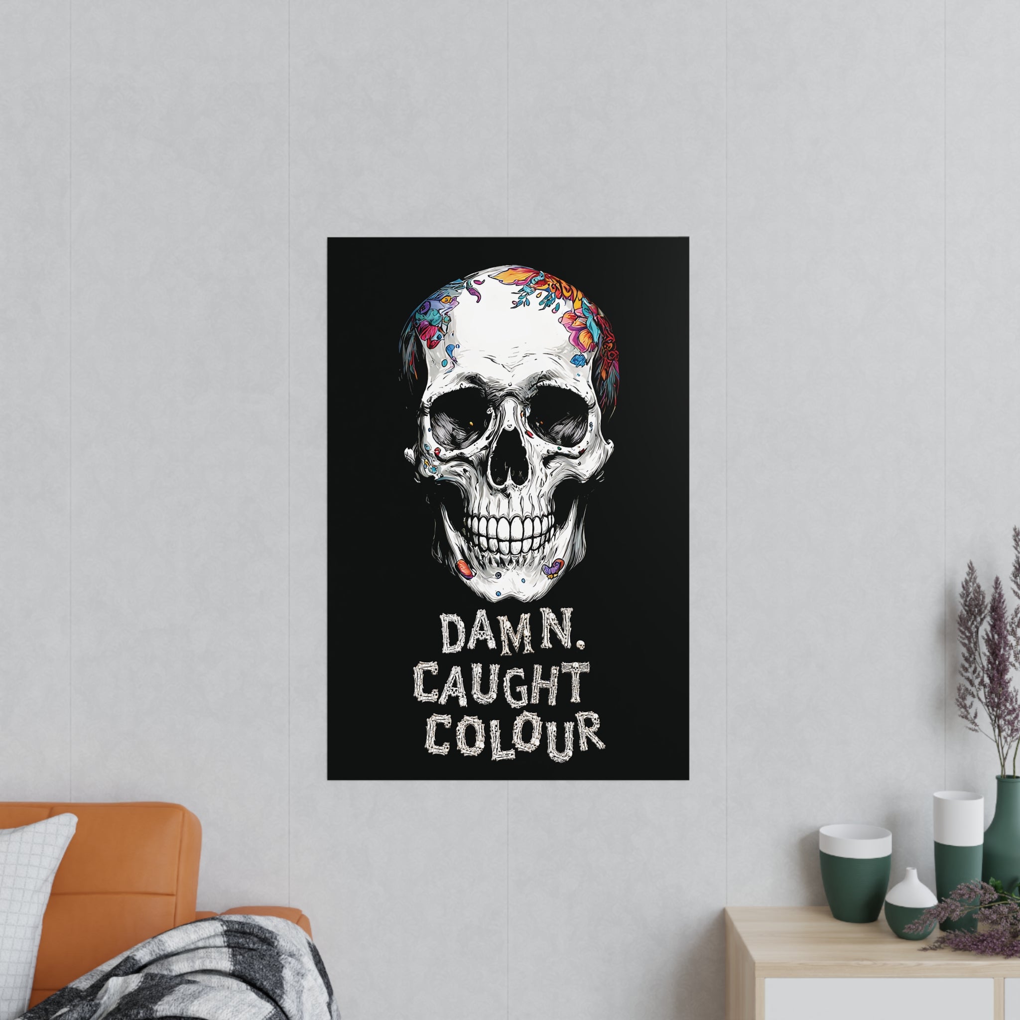 Poster 60 x 90: Skull (Gothic-Collection)