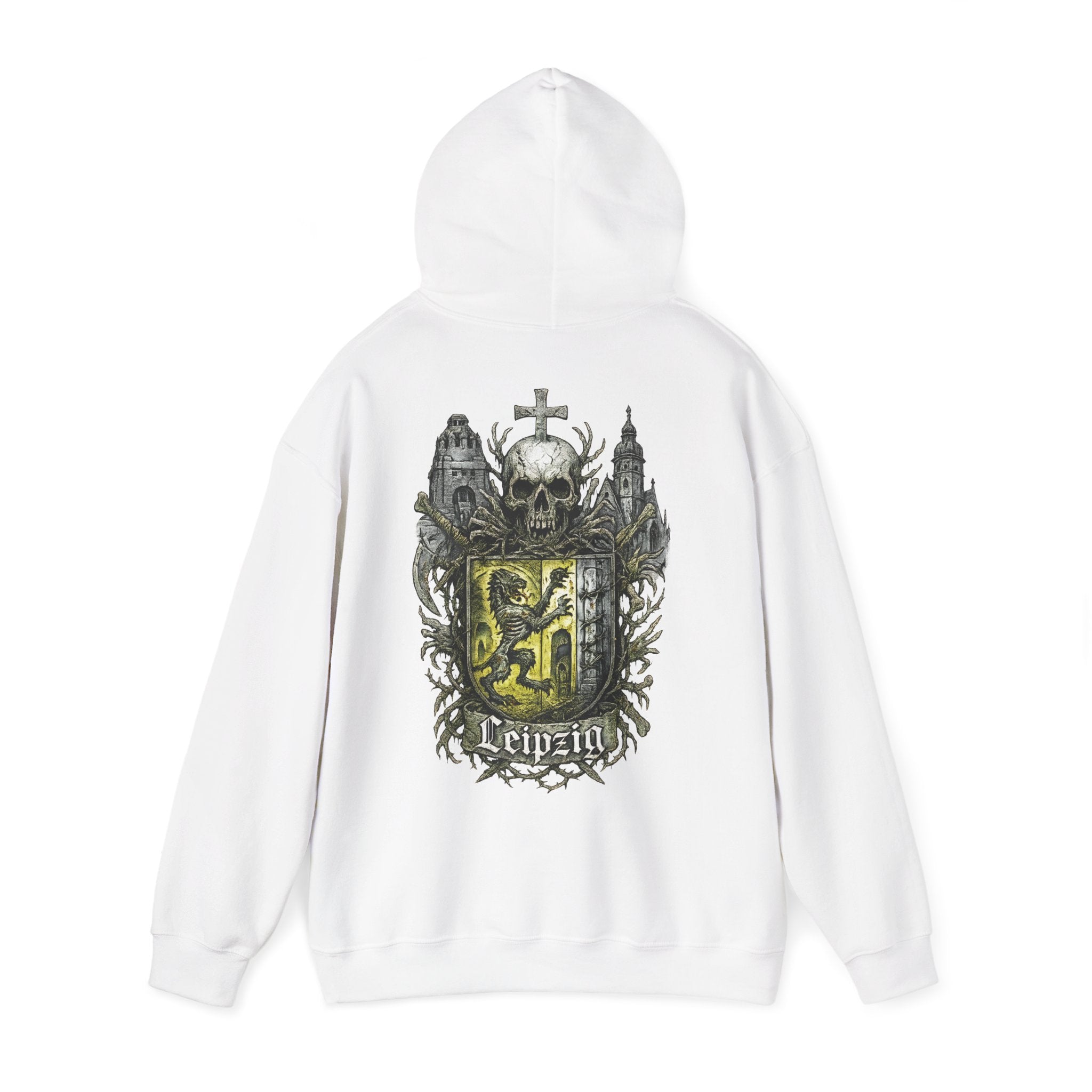 Leipzig: Front-/Backprint, Unisex Hoodie **Grimwater-Edition**