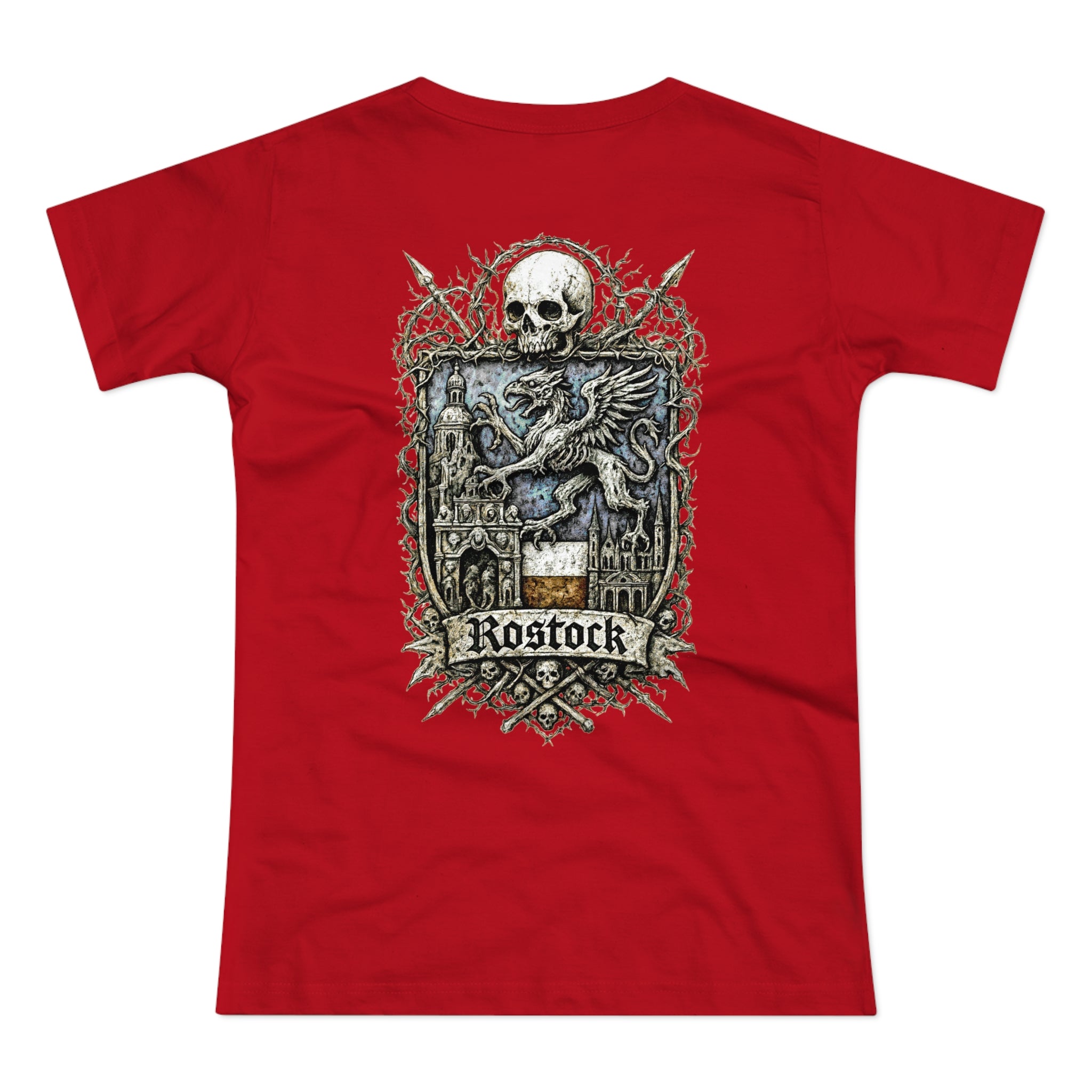 Rostock: Front-/Backprint, Womens' T-Shirt **Grimwater-Edition**