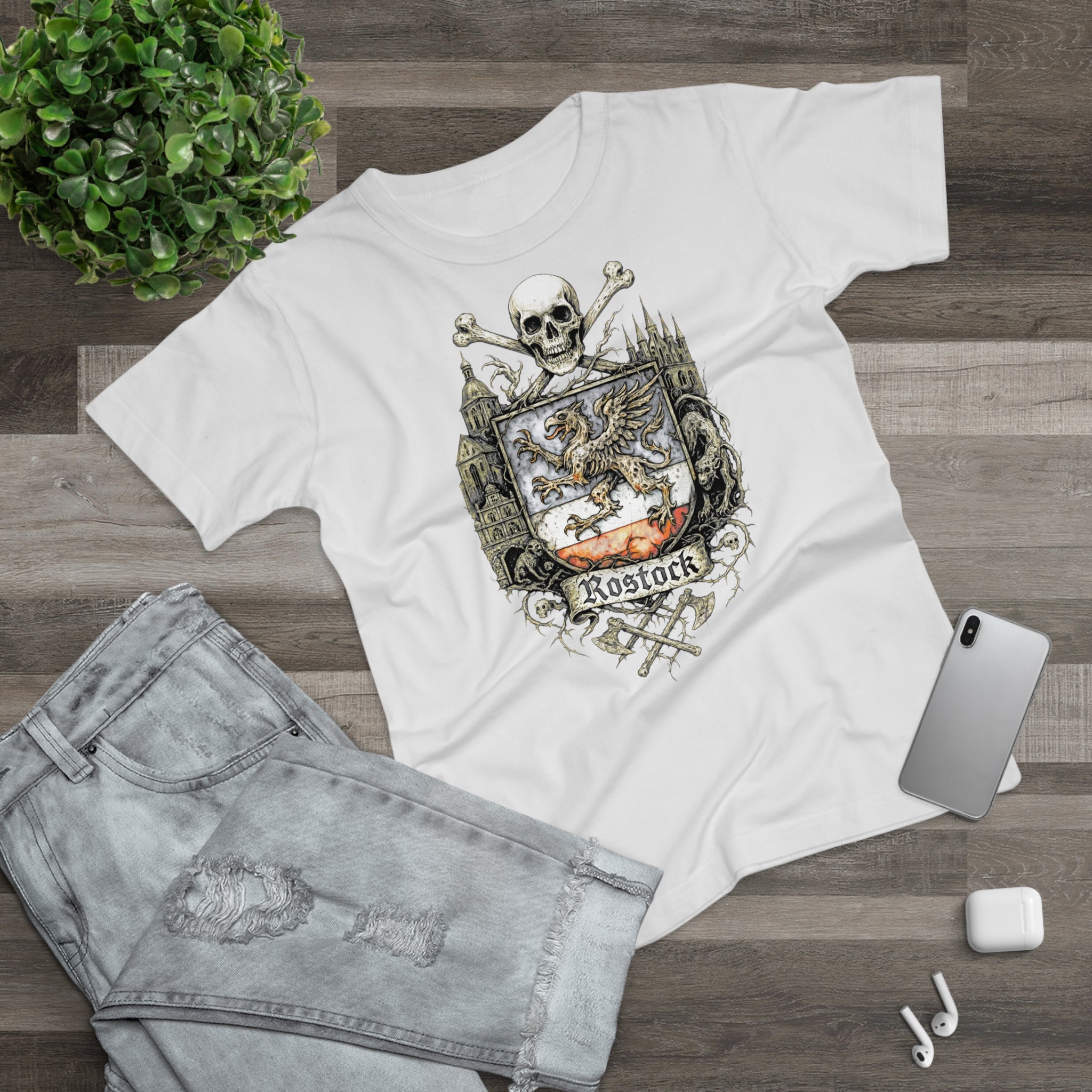 Rostock: Frontprint, Womens' T-Shirt **Grimwater-Edition**