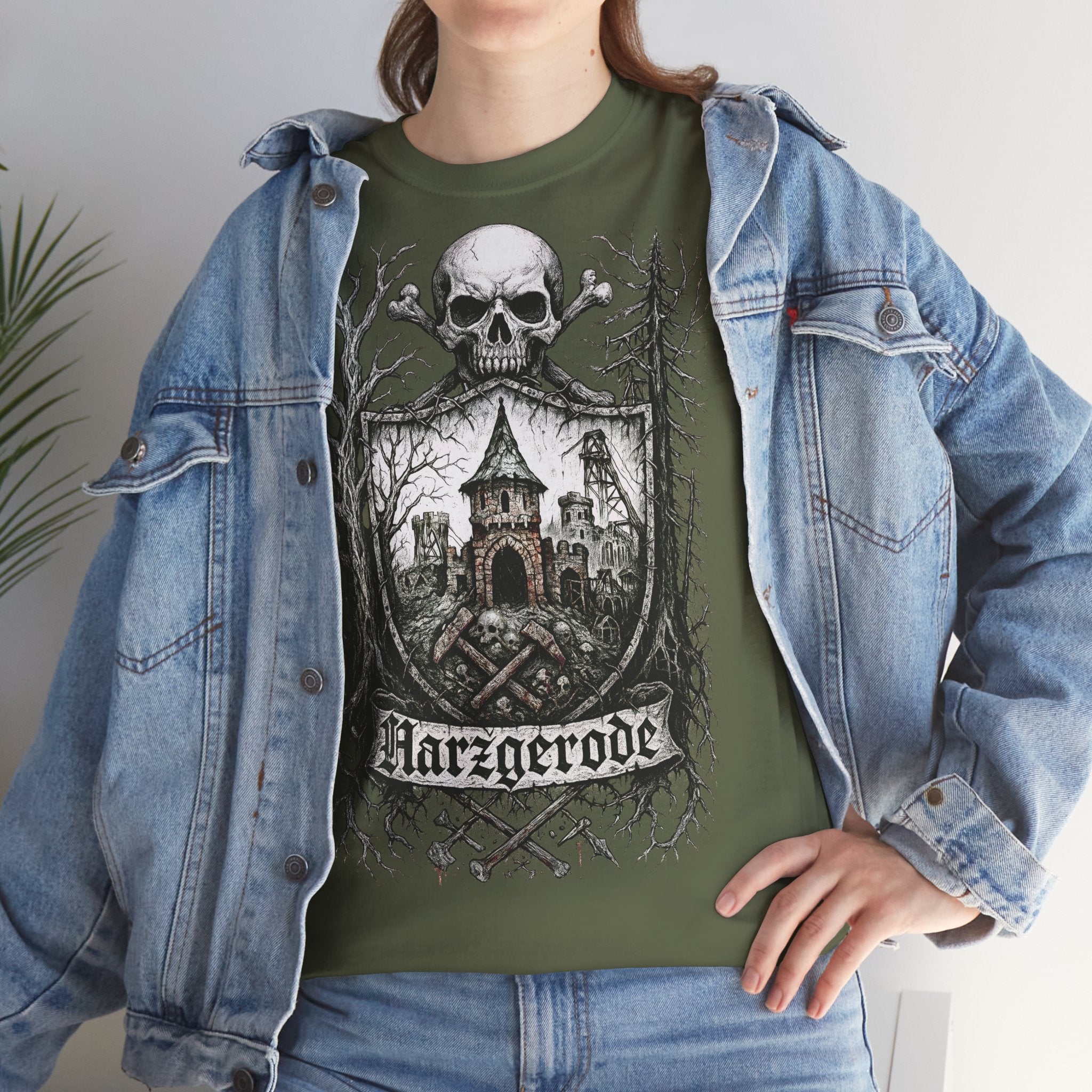 Harzgerode: Frontprint, Unisex T-Shirt **Grimwater-Edition**