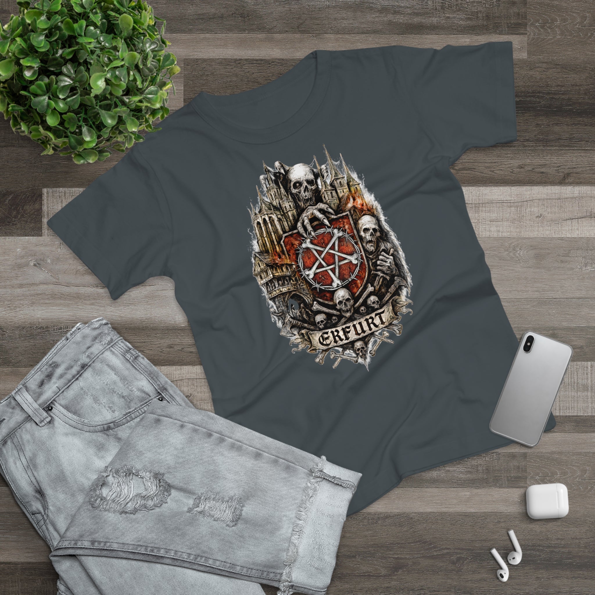 Erfurt: Frontprint, Womens' T-Shirt **Grimwater-Edition**