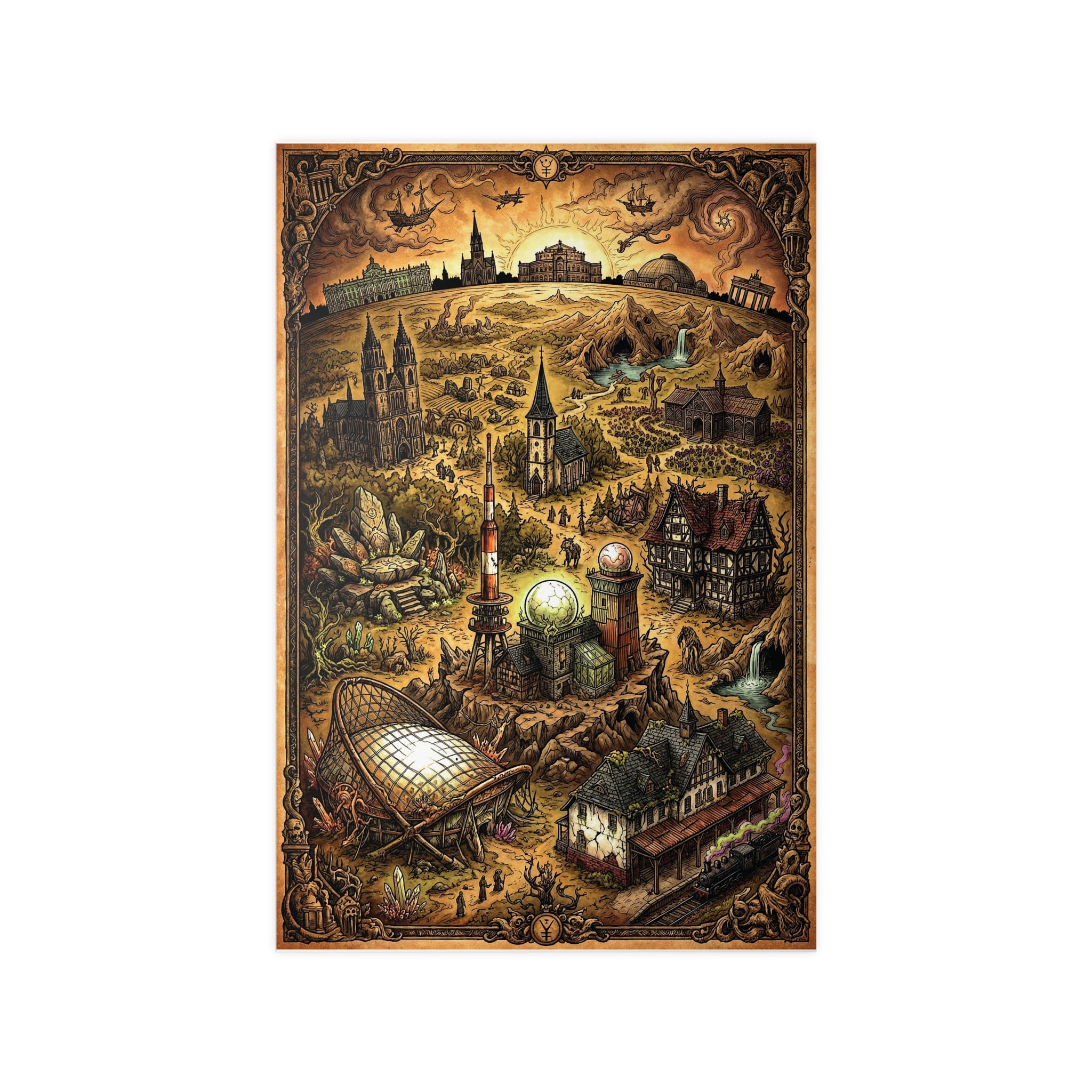 Poster 60 x 90: Schierke (After Dark Collection) - Harz