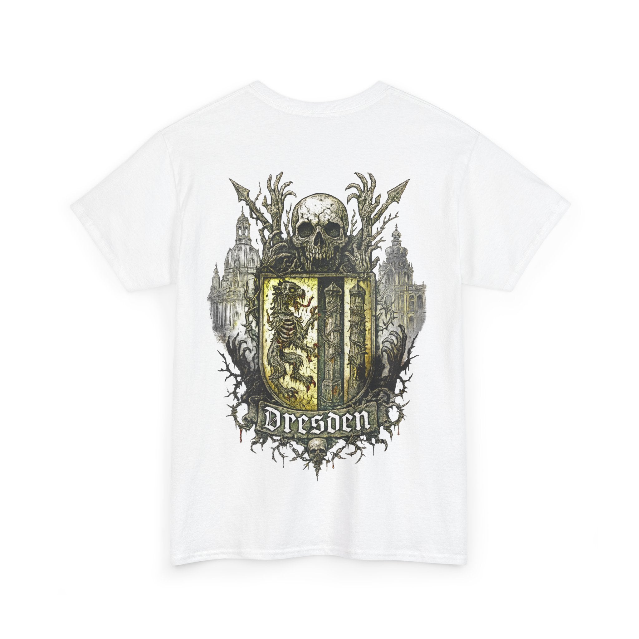 Dresden: Front-/Backprint, Unisex T-Shirt **Grimwater-Edition**