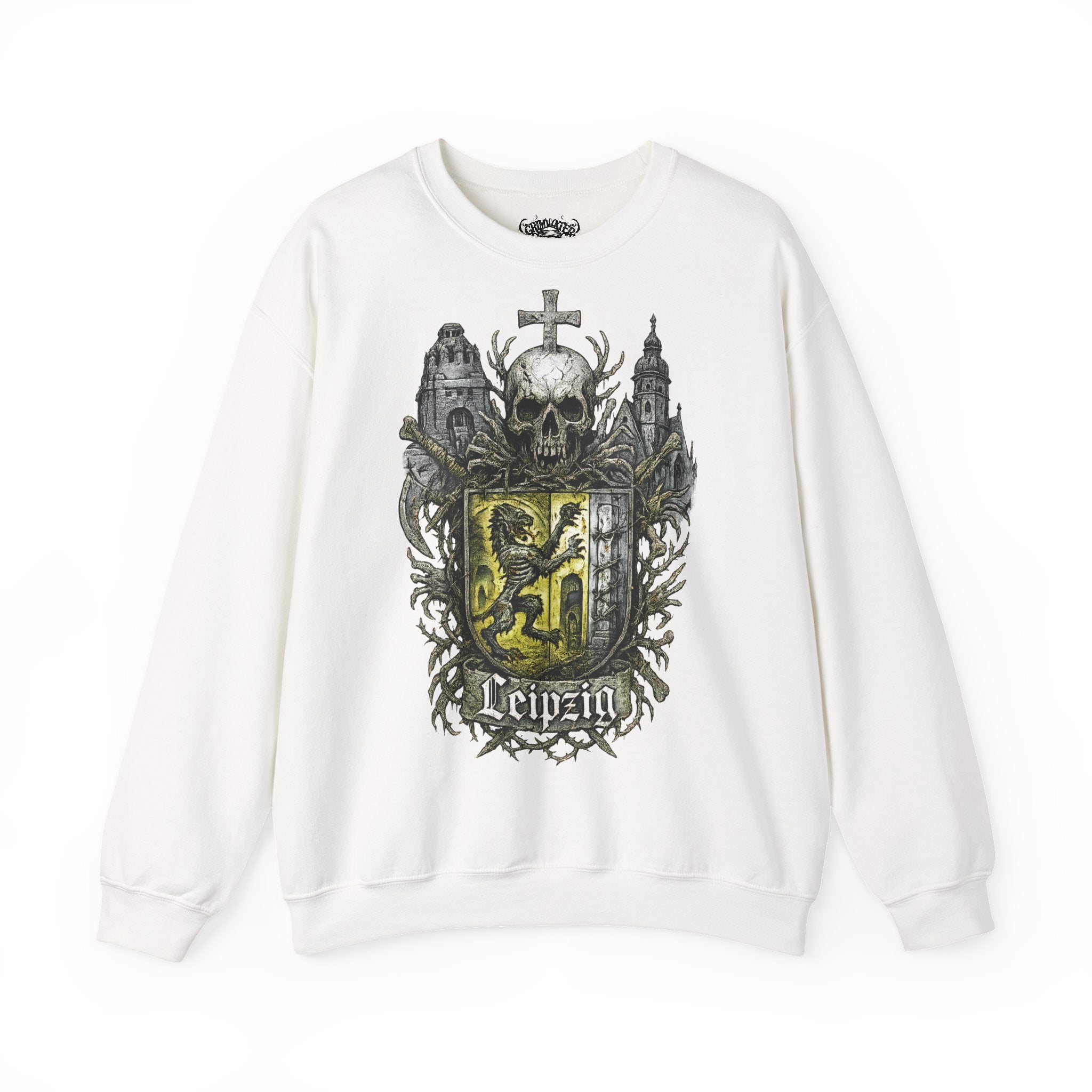 Leipzig: Frontprint, Unisex Sweatshirt **Grimwater-Edition**
