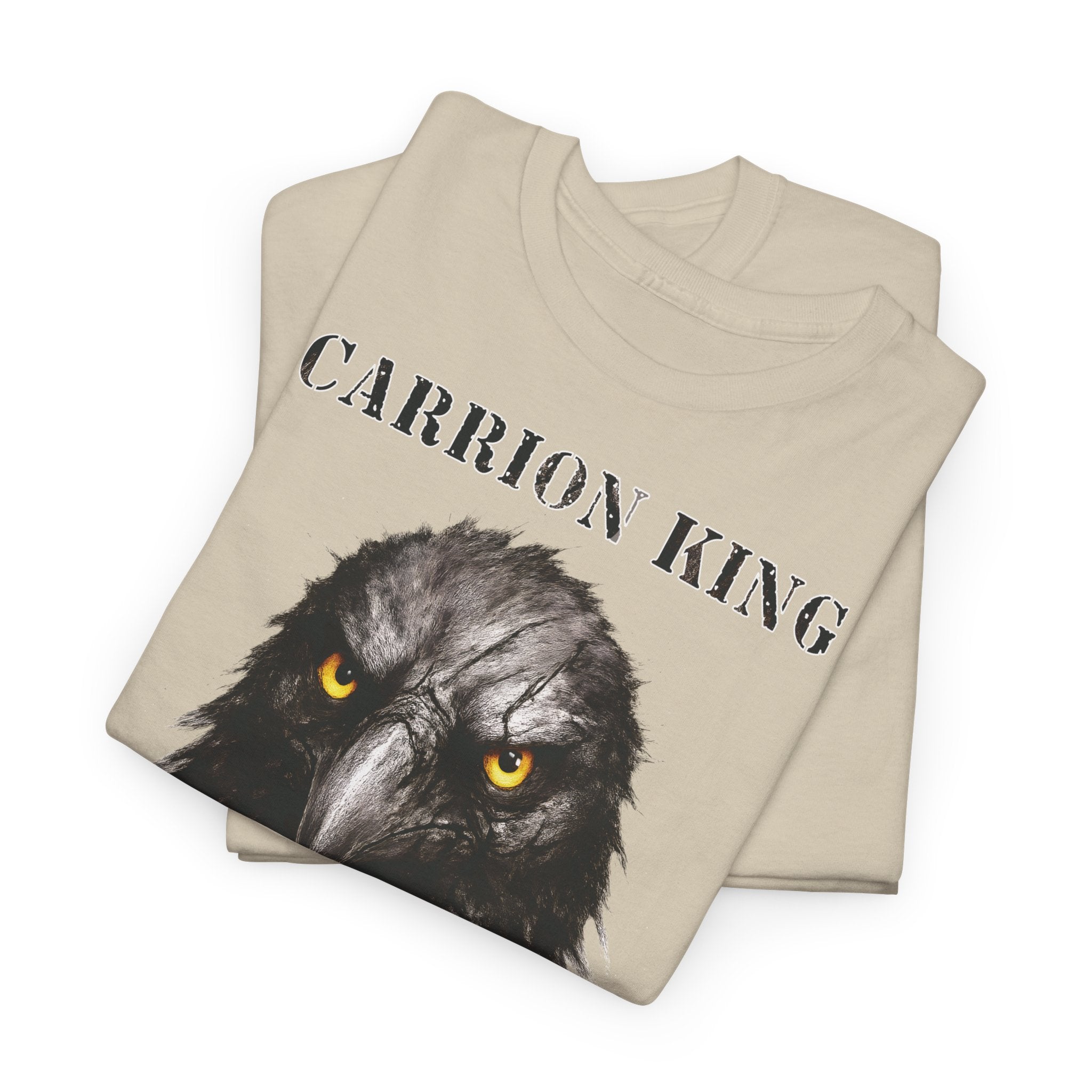 Rabe - Carrion King: Frontprint, Unisex T-Shirt - Animal-Collection