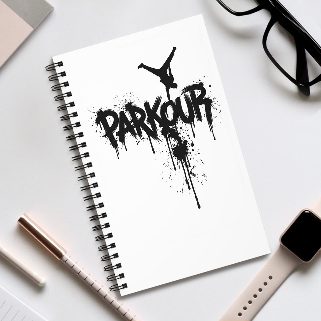 Parkour 05 Spiralblock - Urban Graffiti Notebook