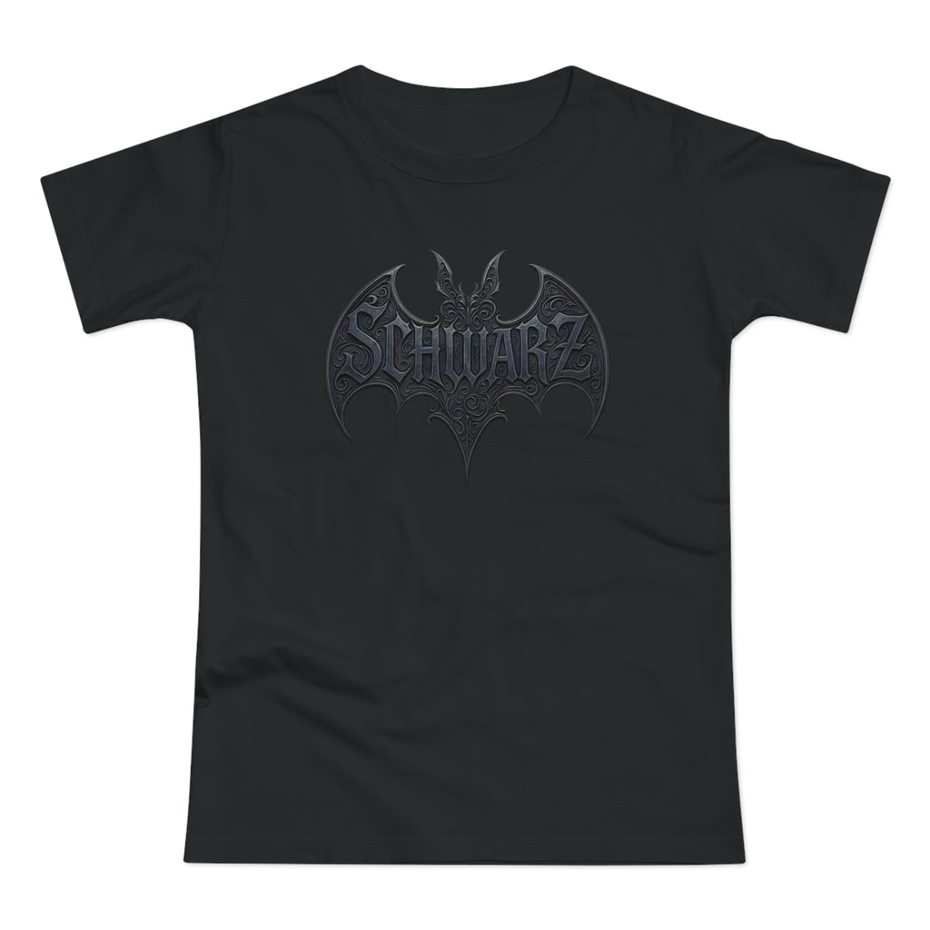 Fledermaus SCHWARZ, Frontprint, Womens' T-Shirt, Gothic Bat