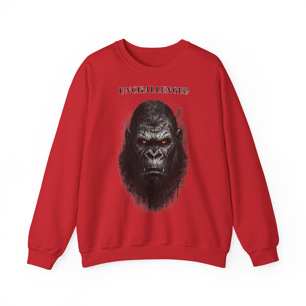 Gorilla - Unchallenged: Animals-Collection, Frontprint, Unisex Sweatshirt