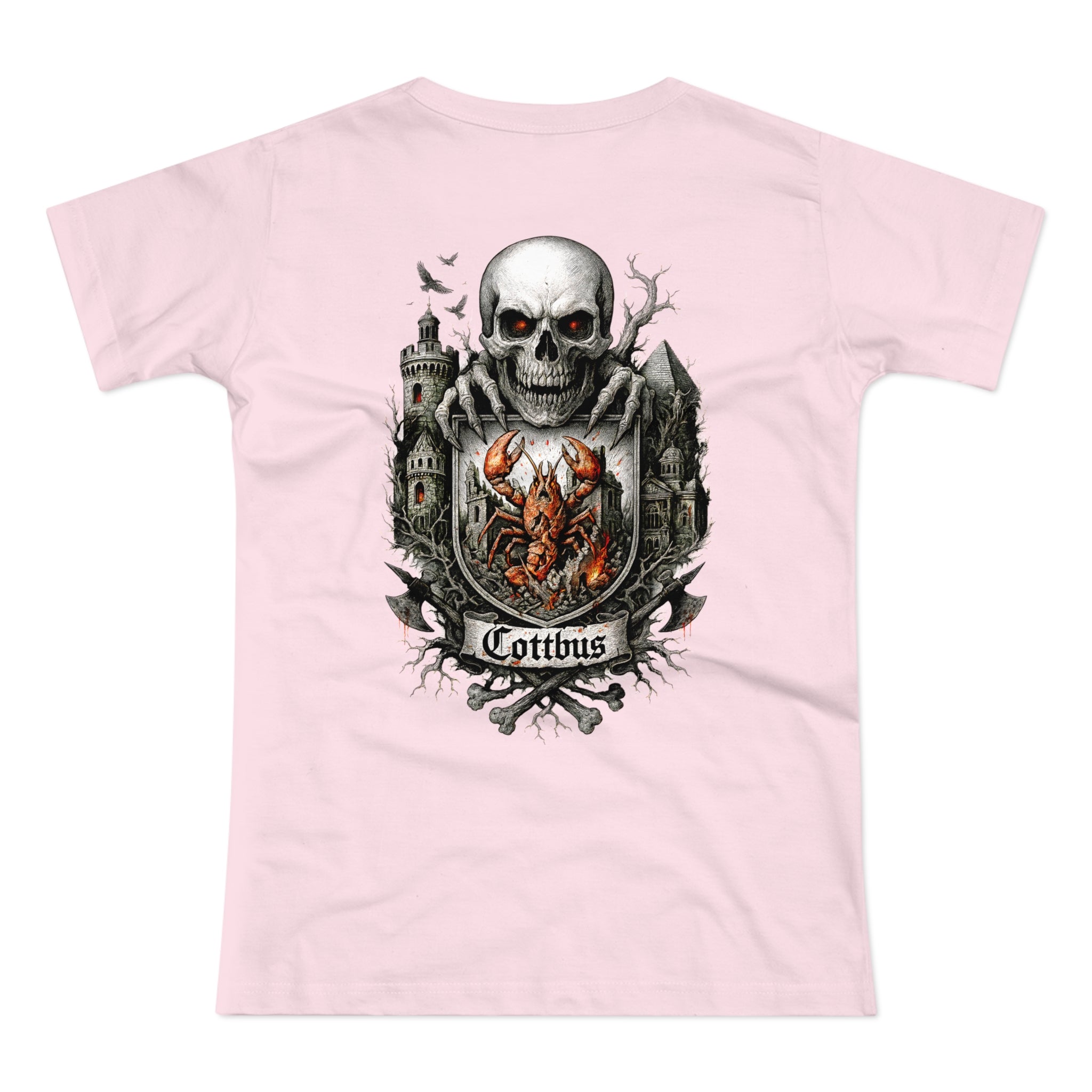 Cottbus: Front-/Backprint, Womens' T-Shirt **Grimwater-Edition**