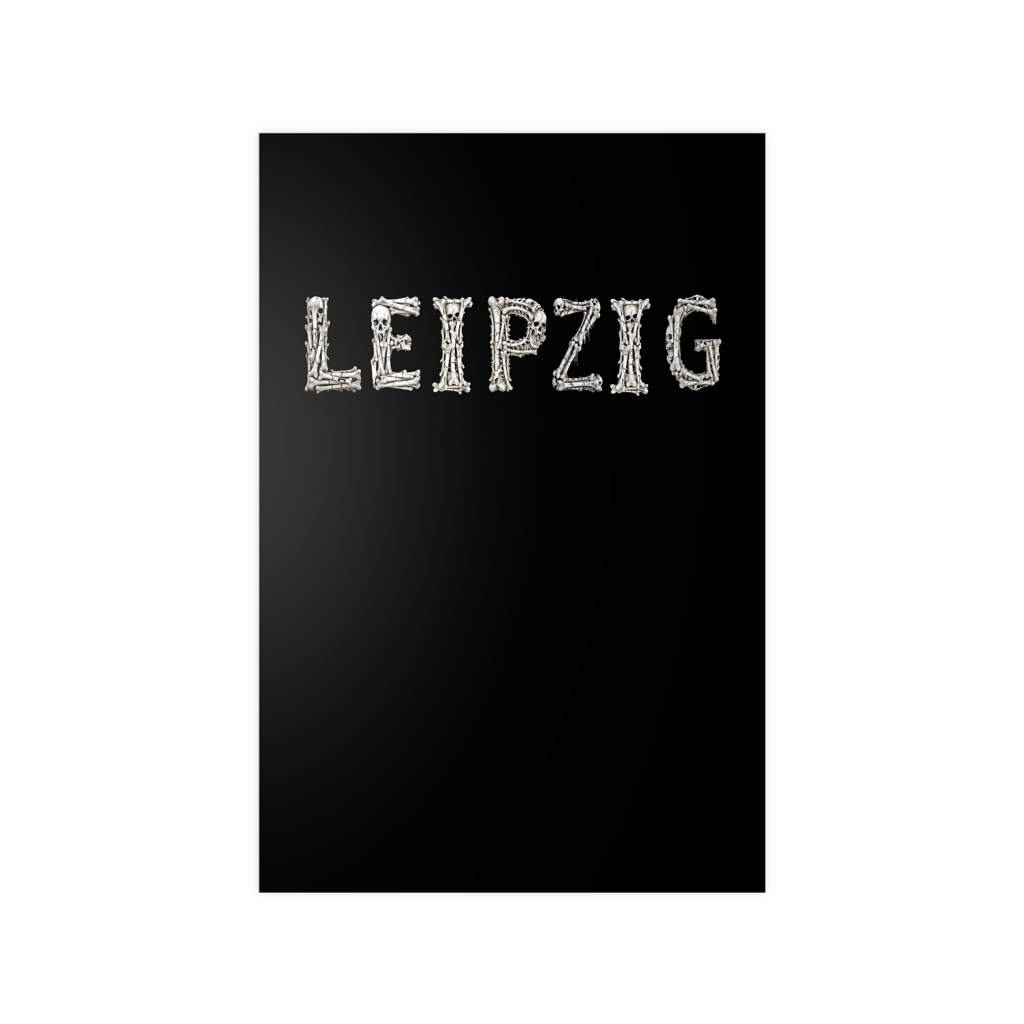 Poster 60 x 90: Leipzig (Bones Collection)