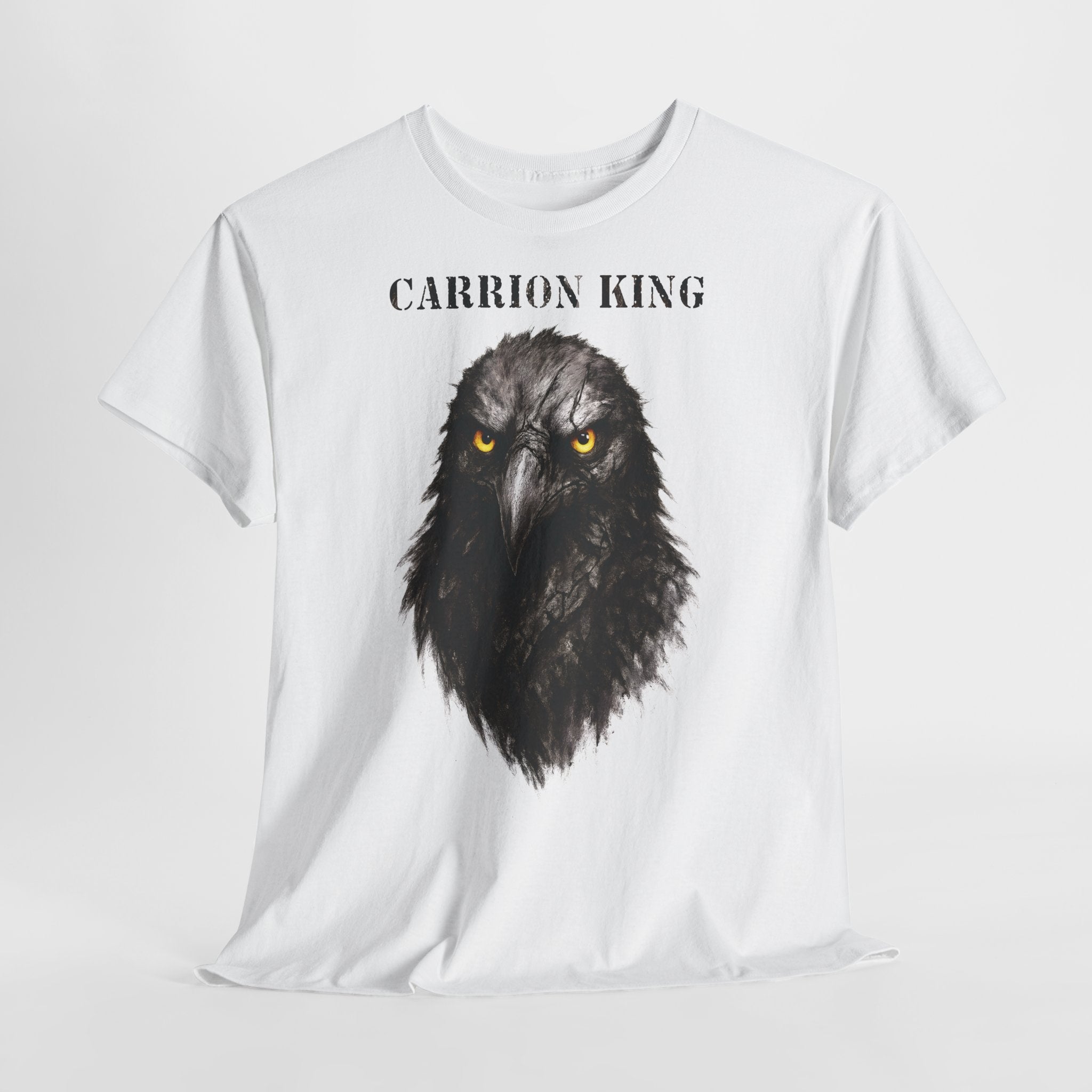 Rabe - Carrion King: Frontprint, Unisex T-Shirt - Animal-Collection