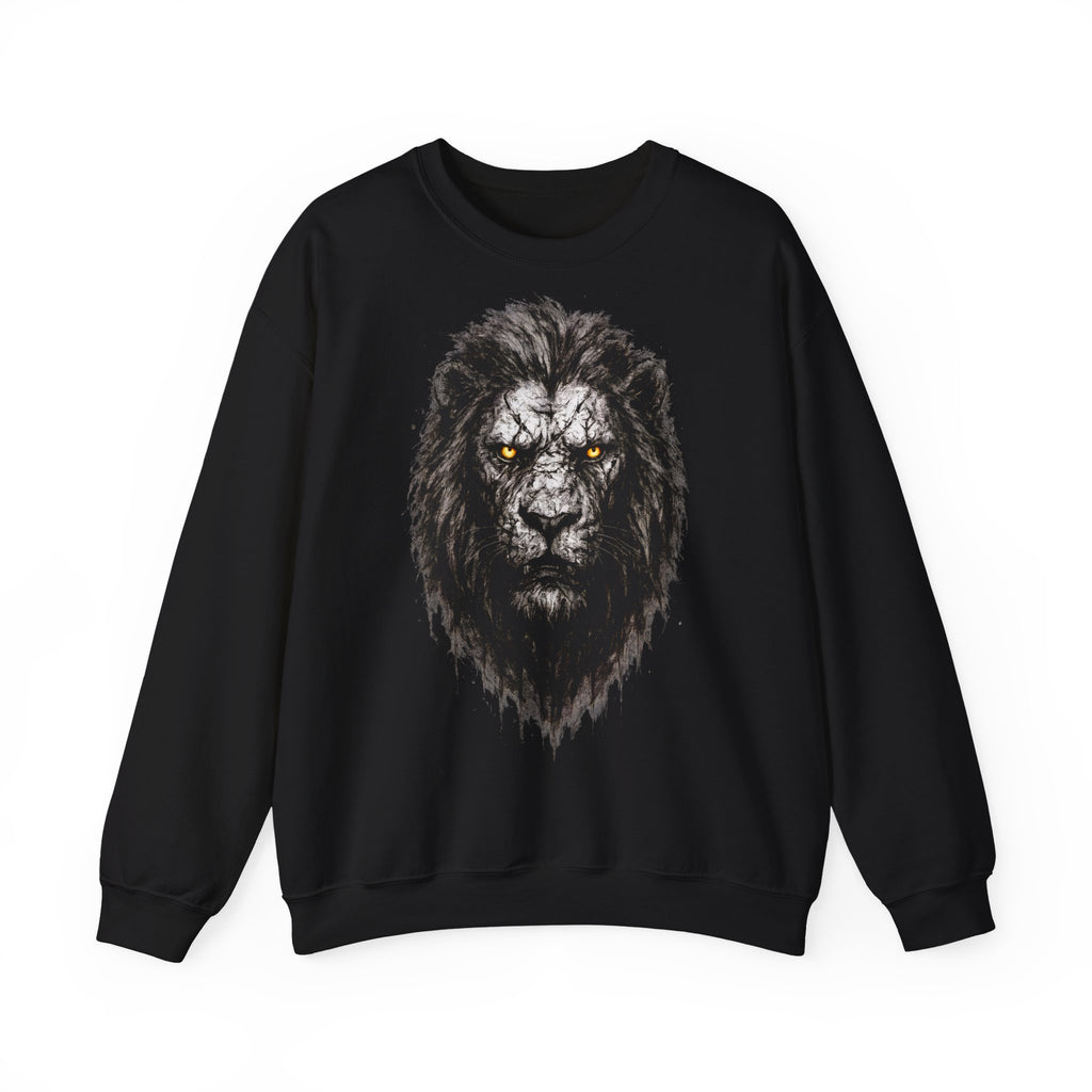 Löwe: Animals-Collection, Frontprint, Unisex Sweatshirt, Majestic Lion