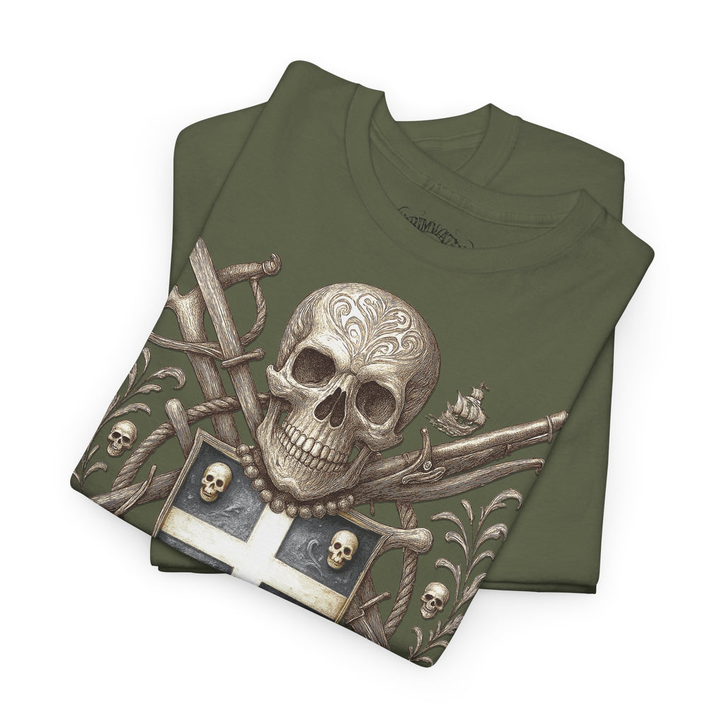 Thassos Island: Frontprint, Unisex T-Shirt **Grimwater-Edition** Pirates of Thasos Island