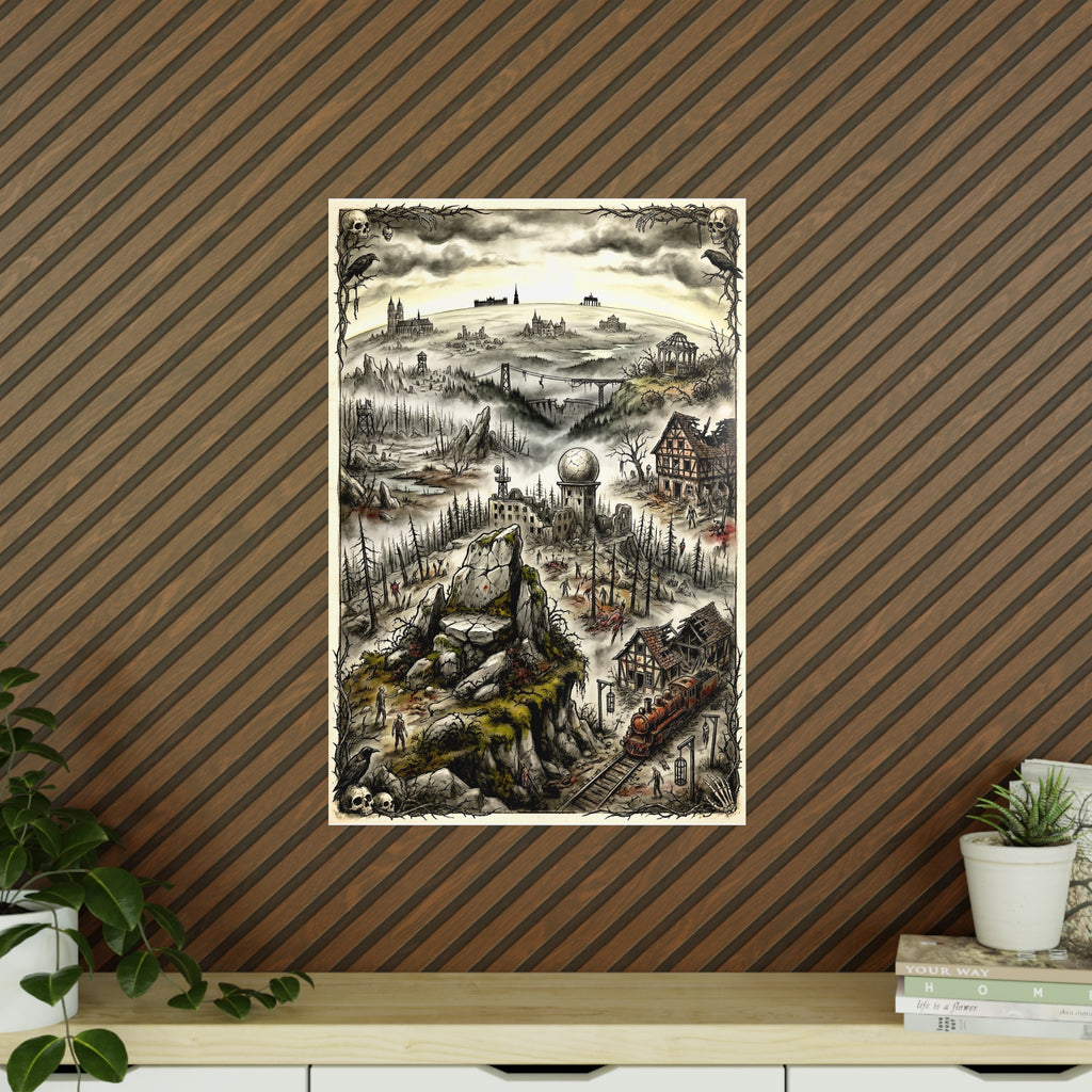 Poster 60 x 90: Brocken (New Dawn Collection) - Harz