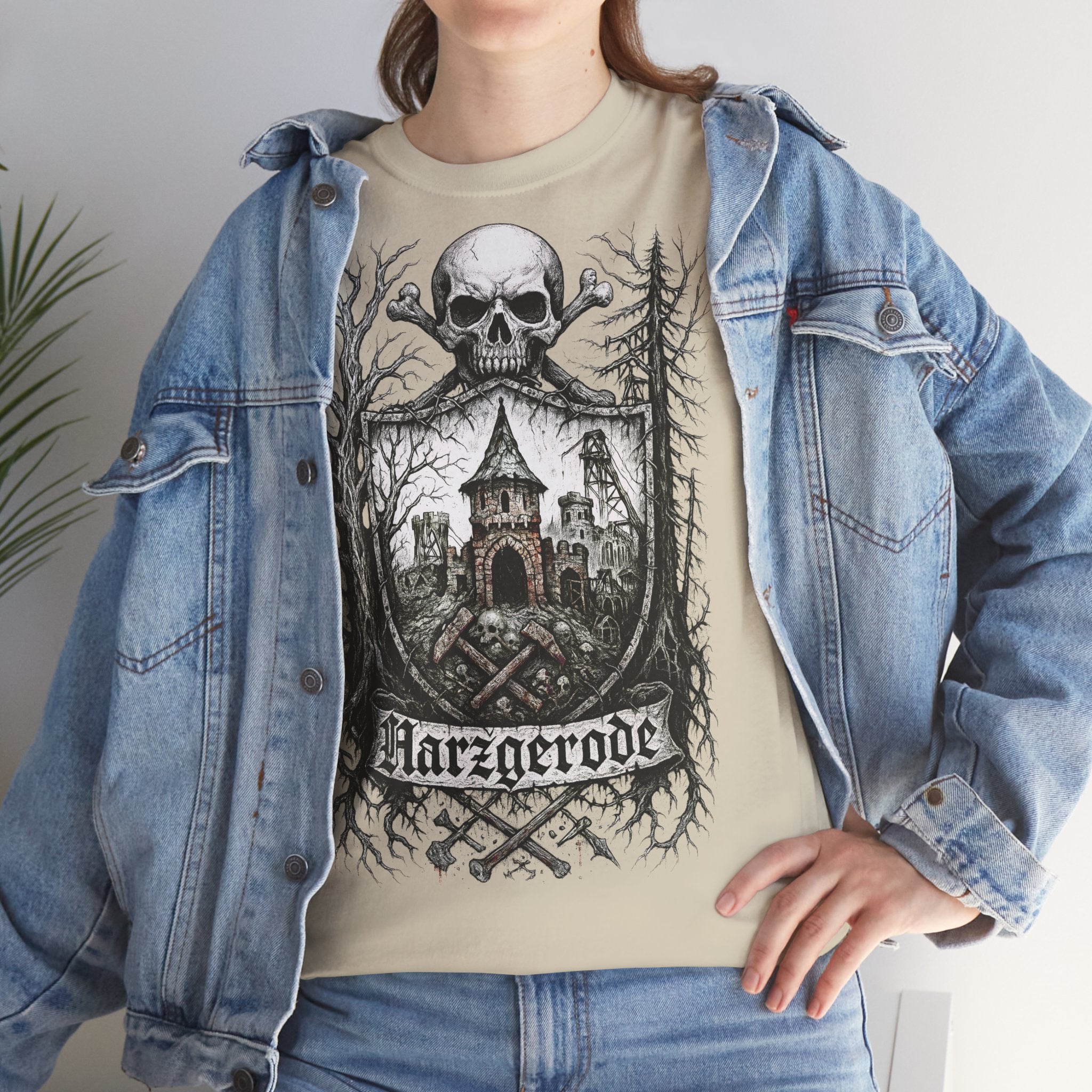 Harzgerode: Frontprint, Unisex T-Shirt **Grimwater-Edition**