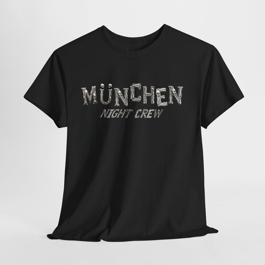 München Night Crew: Front-/Backprint, Unisex T-Shirt **Grimwater-Edition**