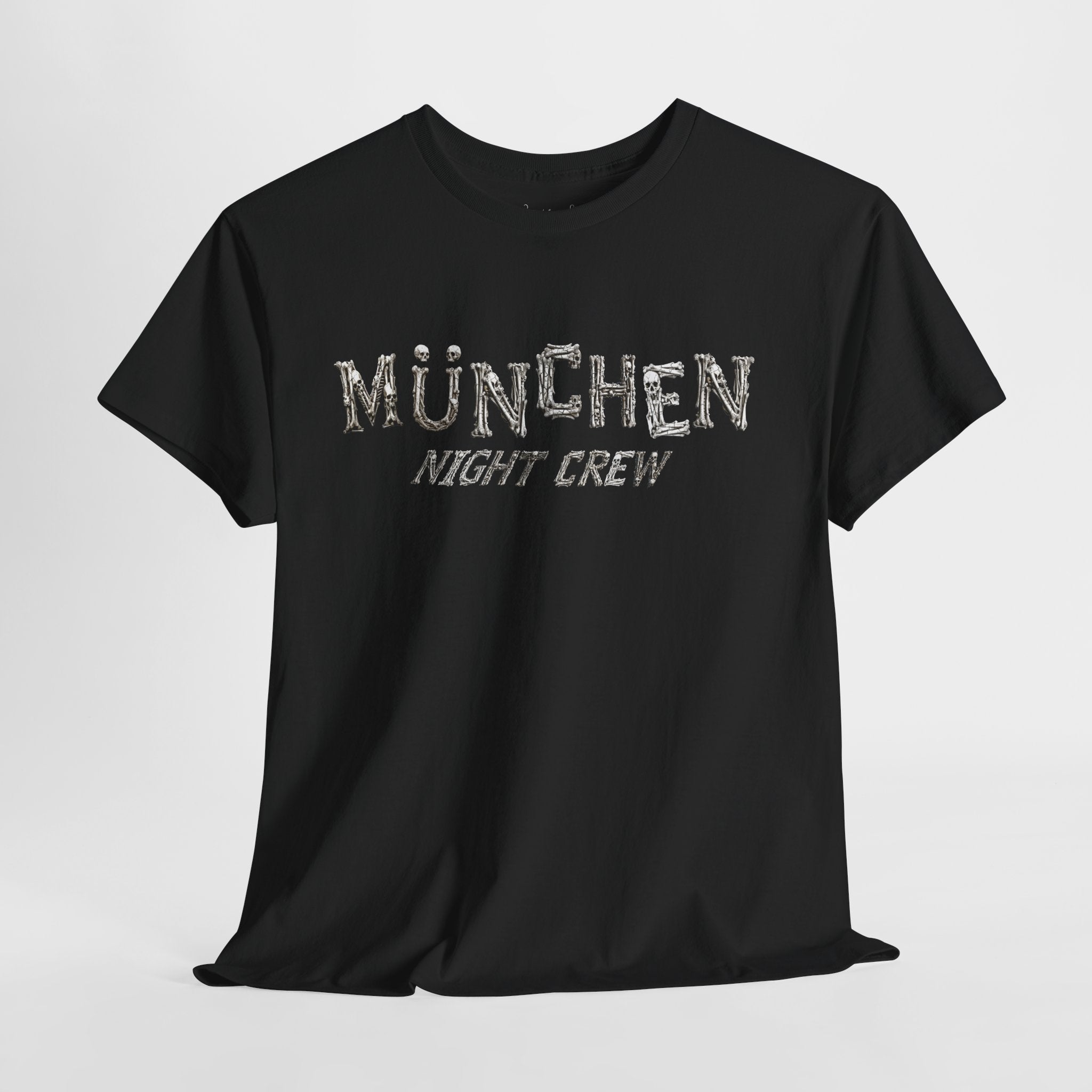 München Night Crew: Front-/Backprint, Unisex T-Shirt **Grimwater-Edition**
