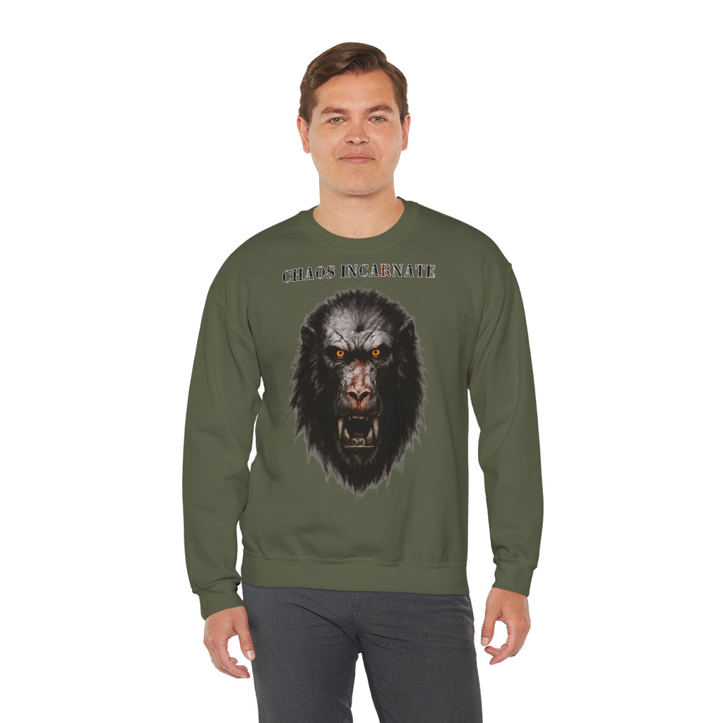 Pavian - Chaos Incarnate: Animals-Collection, Frontprint, Unisex Sweatshirt
