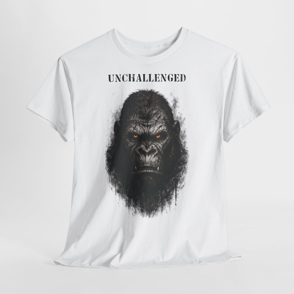 Gorilla - Unchallenged: Frontprint, Unisex T-Shirt - Animal-Collection