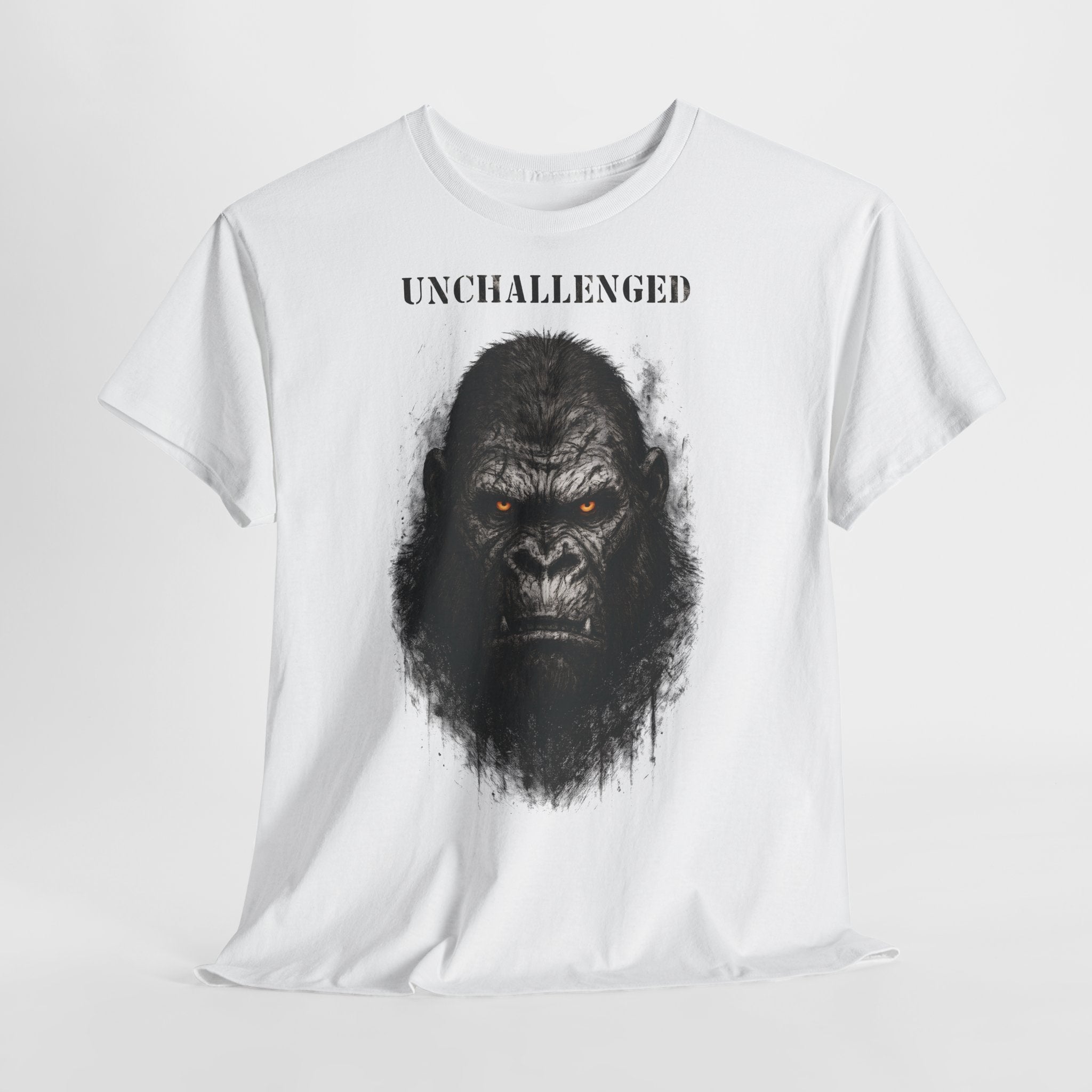 Gorilla - Unchallenged: Frontprint, Unisex T-Shirt - Animal-Collection