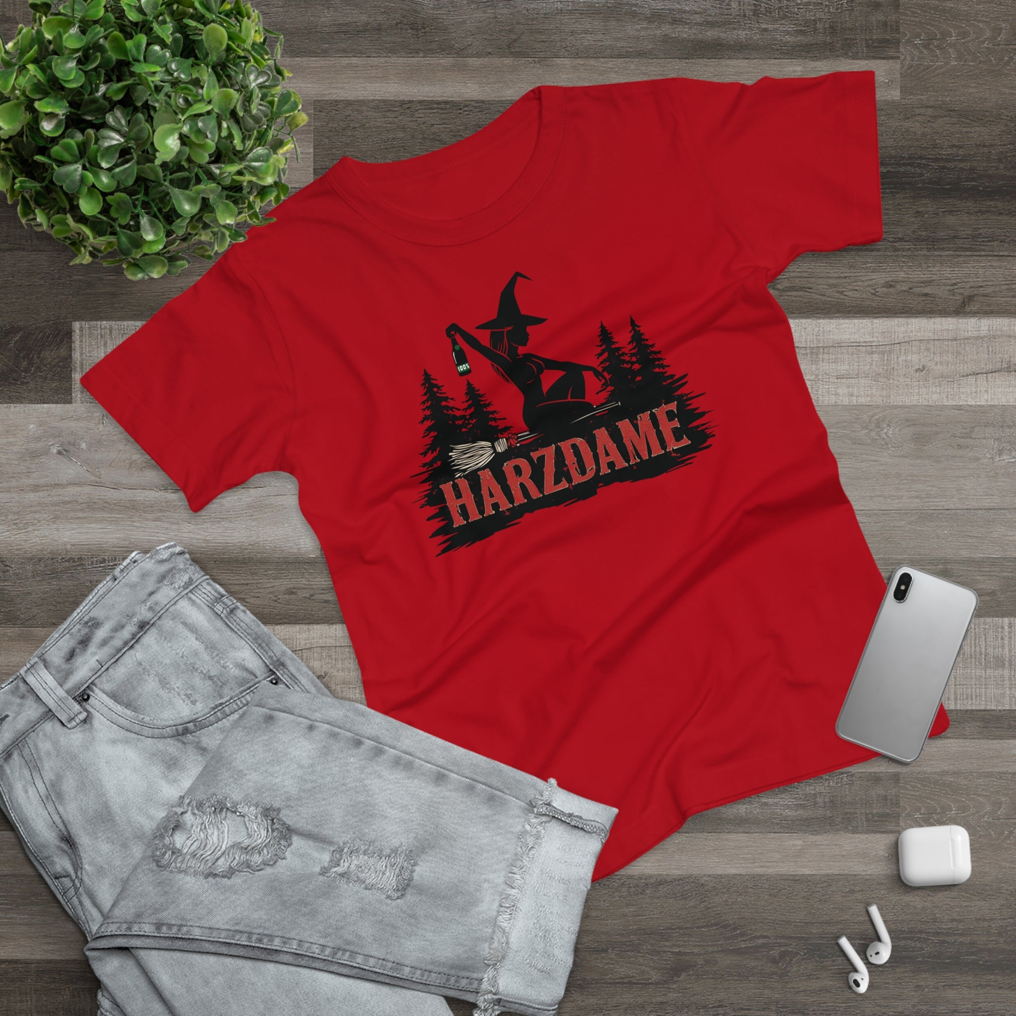 HARZDAME: Frontprint, Womens' T-Shirt