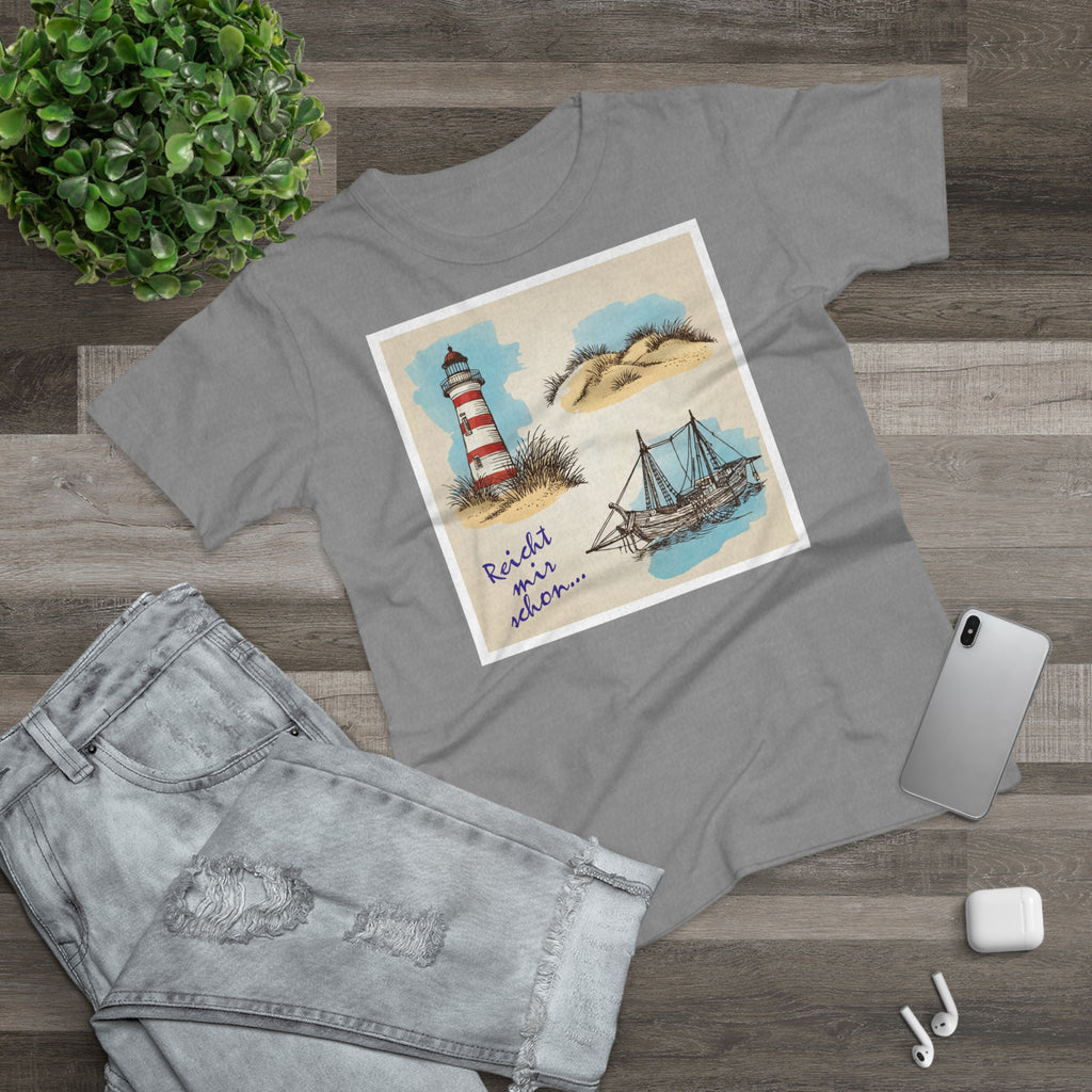Lighthouse Bliss. Frontprint, Women's T-Shirt, Nautical Tee, Summer Fashion, Beach Vibe, Gift for Ocean Lovers
