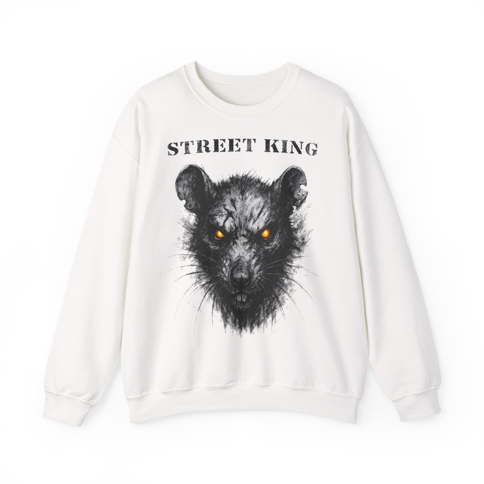 Rat - Street King: Animals-Collection, Frontprint, Unisex Sweatshirt