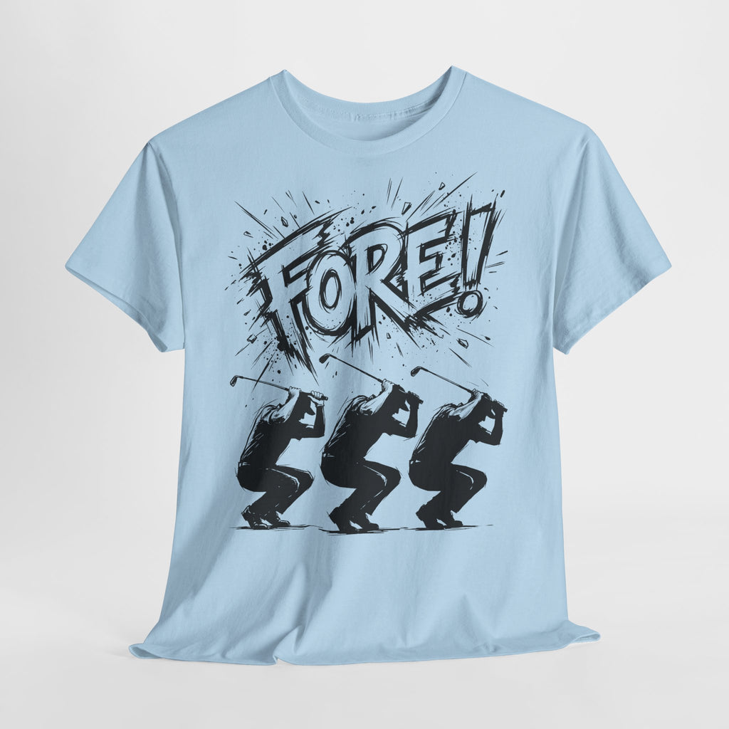 Golf - FORE! : Frontprint, Unisex T-Shirt