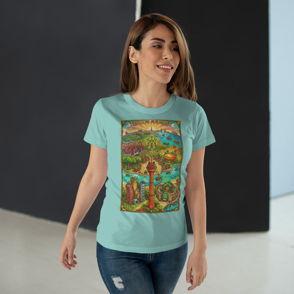 Düsseldorf Reggae Edition: Frontprint, Womens' T-Shirt