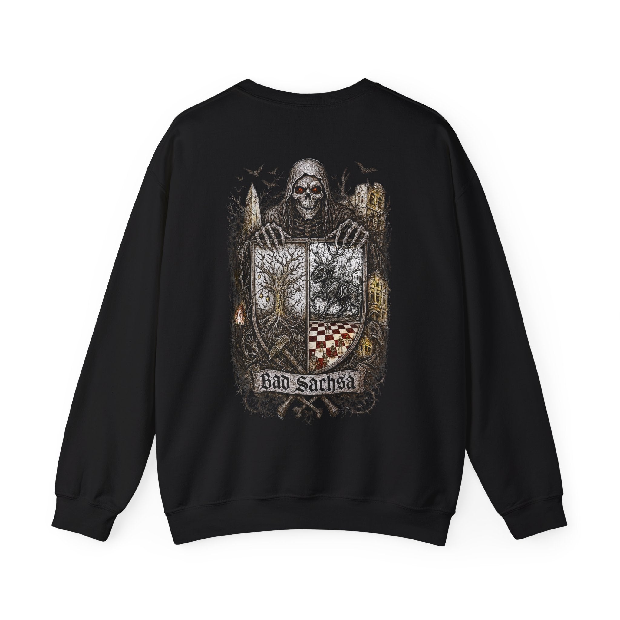 Bad Sachsa: Front-/Backprint, Unisex Sweatshirt **Grimwater-Edition**
