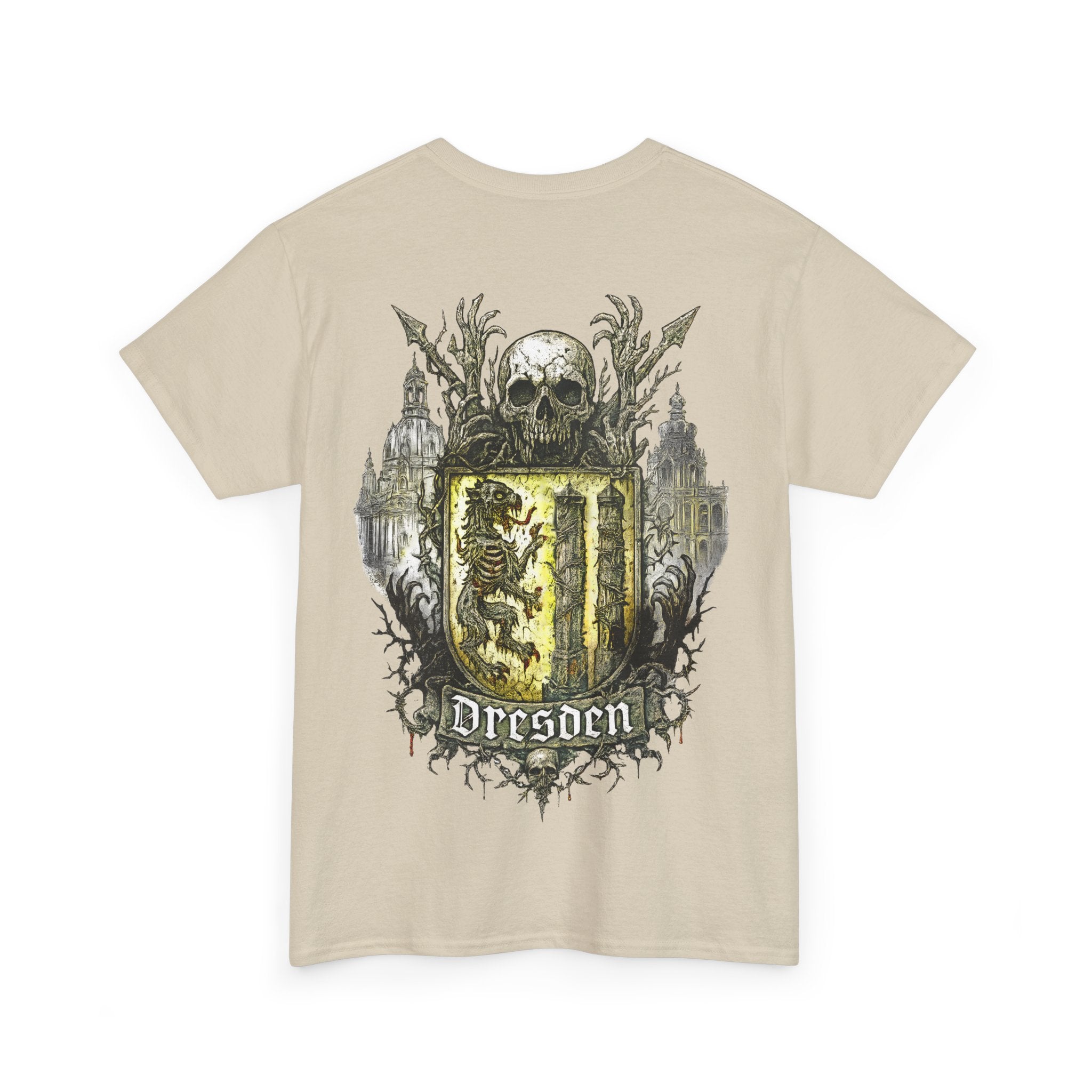 Dresden: Front-/Backprint, Unisex T-Shirt **Grimwater-Edition**