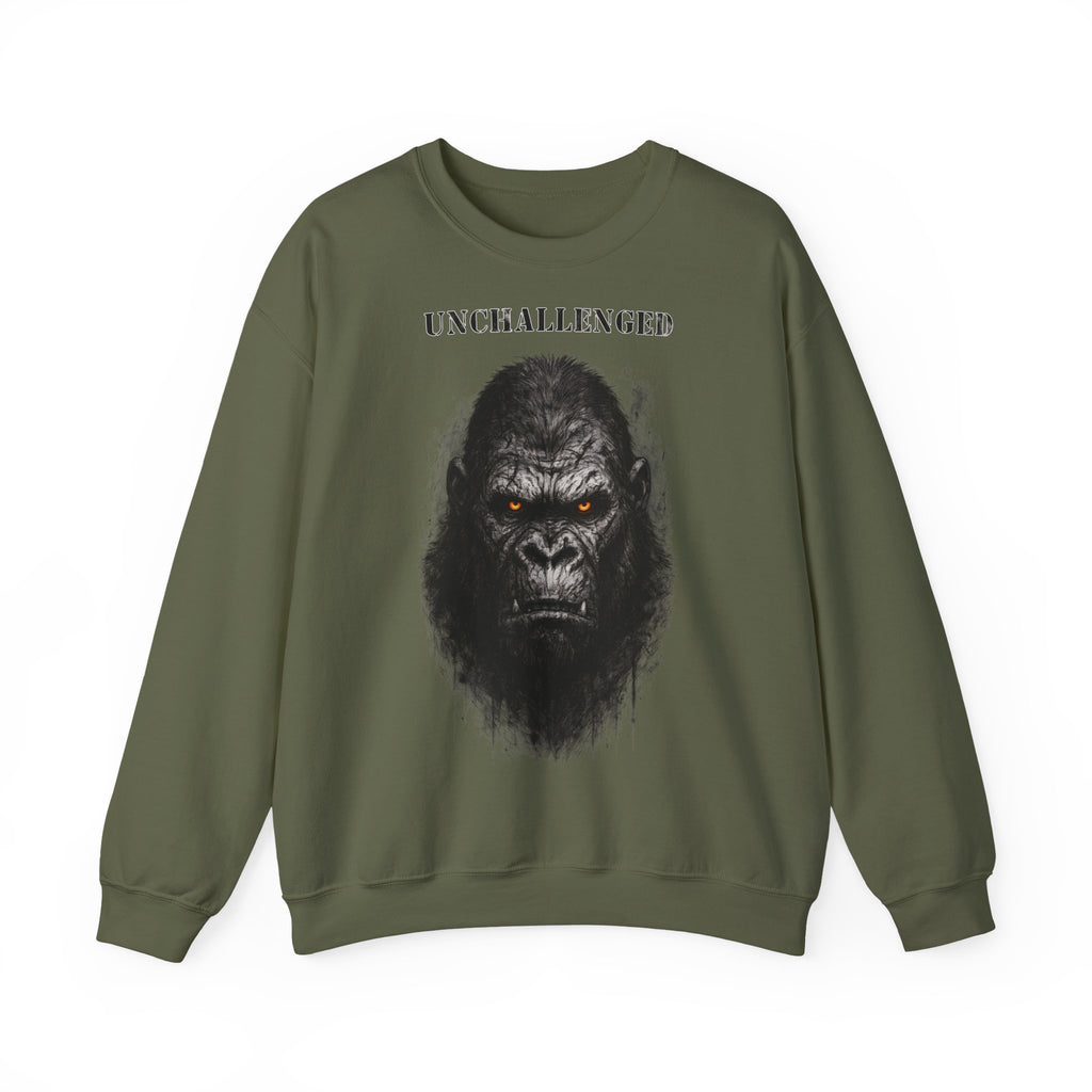 Gorilla - Unchallenged: Animals-Collection, Frontprint, Unisex Sweatshirt
