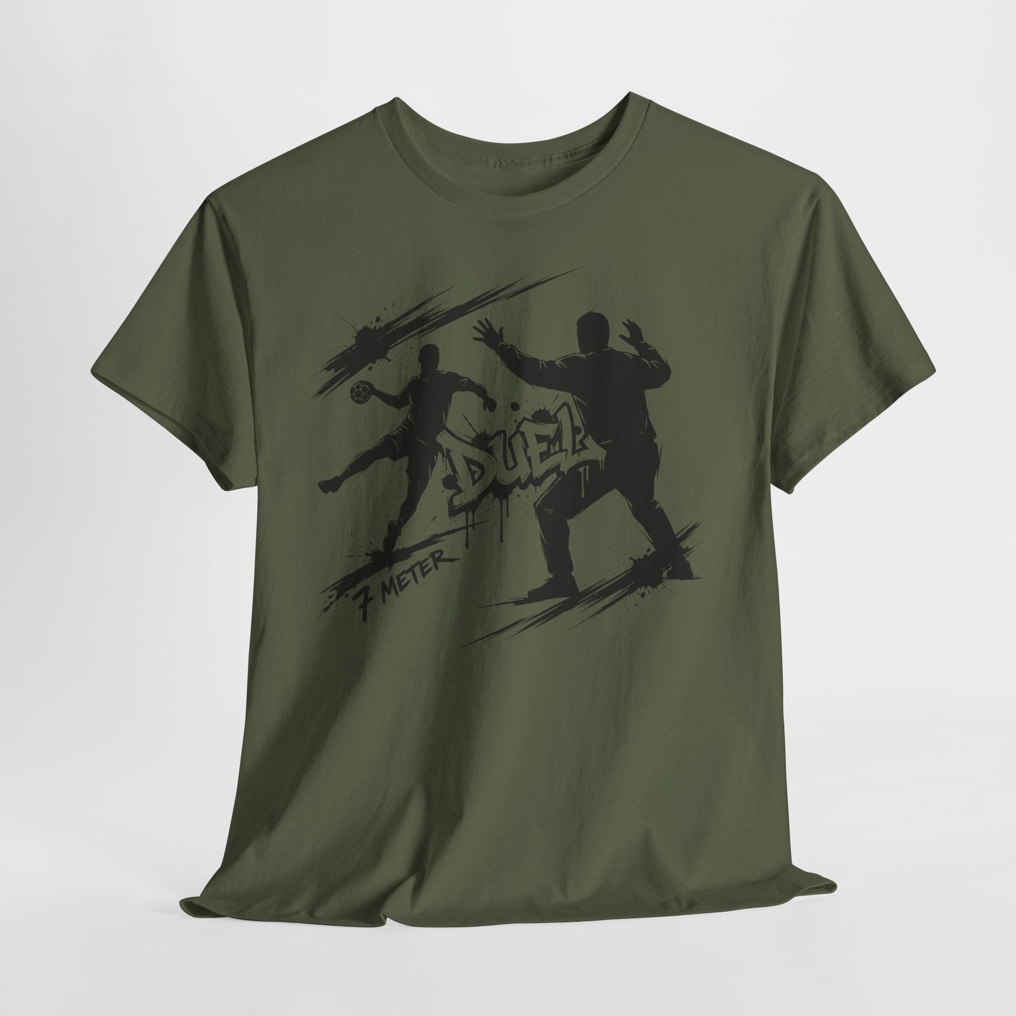 Handball - DUEL: Frontprint, Unisex T-Shirt