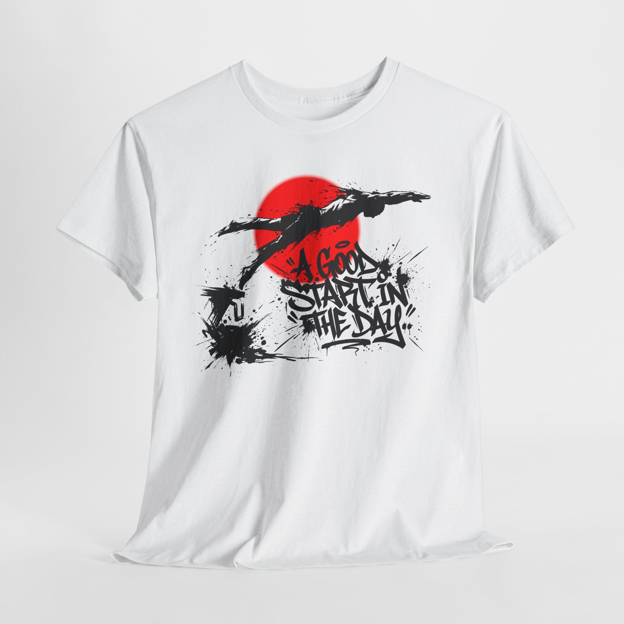 Schwimmen - A GOOD START : Frontprint, Unisex T-Shirt