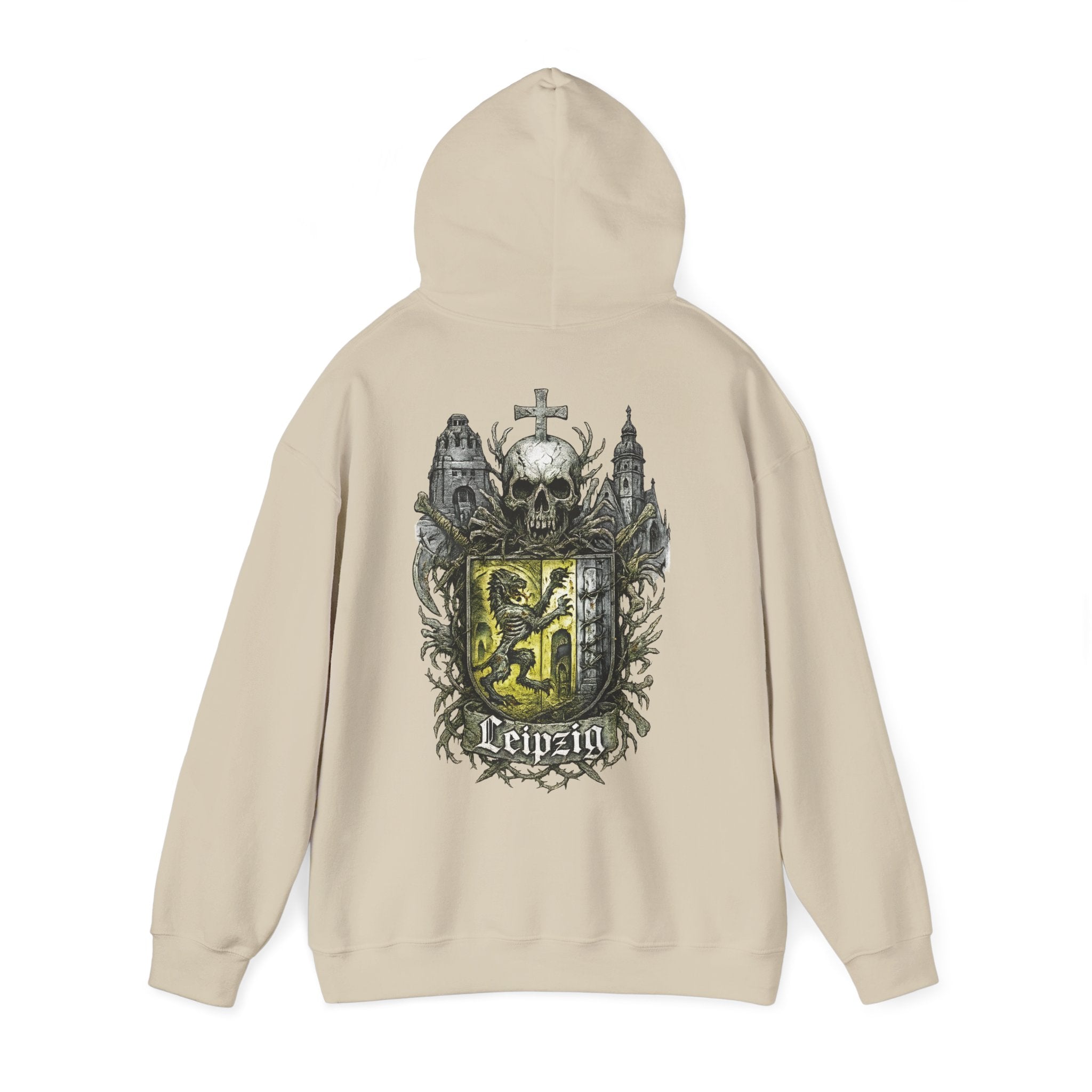 Leipzig: Front-/Backprint, Unisex Hoodie **Grimwater-Edition**