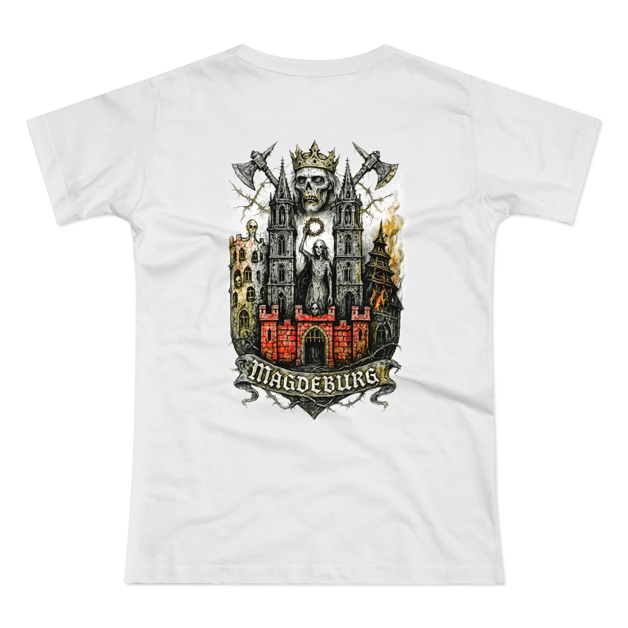 Magdeburg: Front-/Backprint Womens' T-Shirt **Grimwater-Edition**
