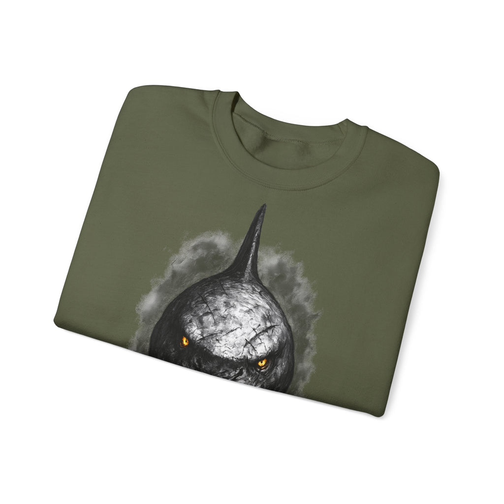 Hai: Animals-Collection, Frontprint, Unisex Sweatshirt, Menacing Shark
