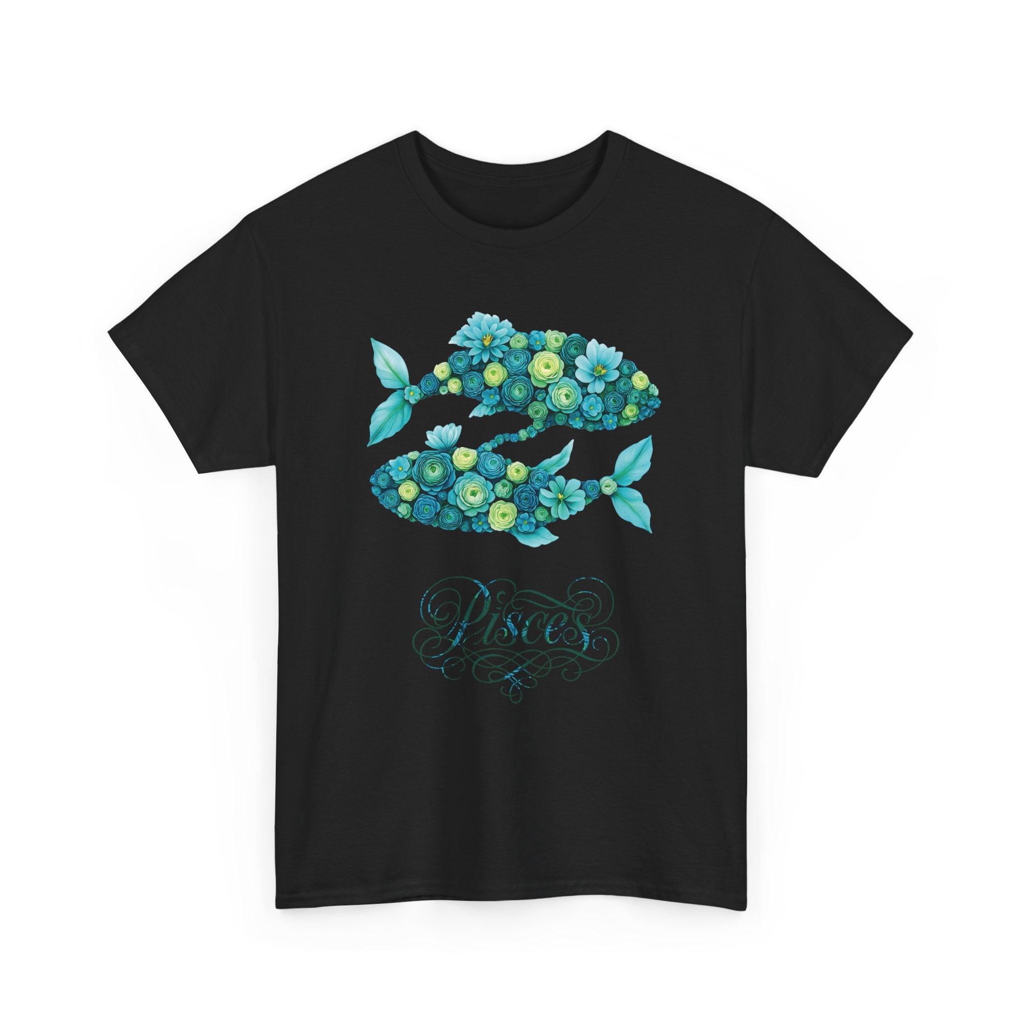 Pisces Floral Zodiac Apparel, Astrological Gift, Birthday Shirt, Horoscope Top, Casual Wear, Astrology Clothing