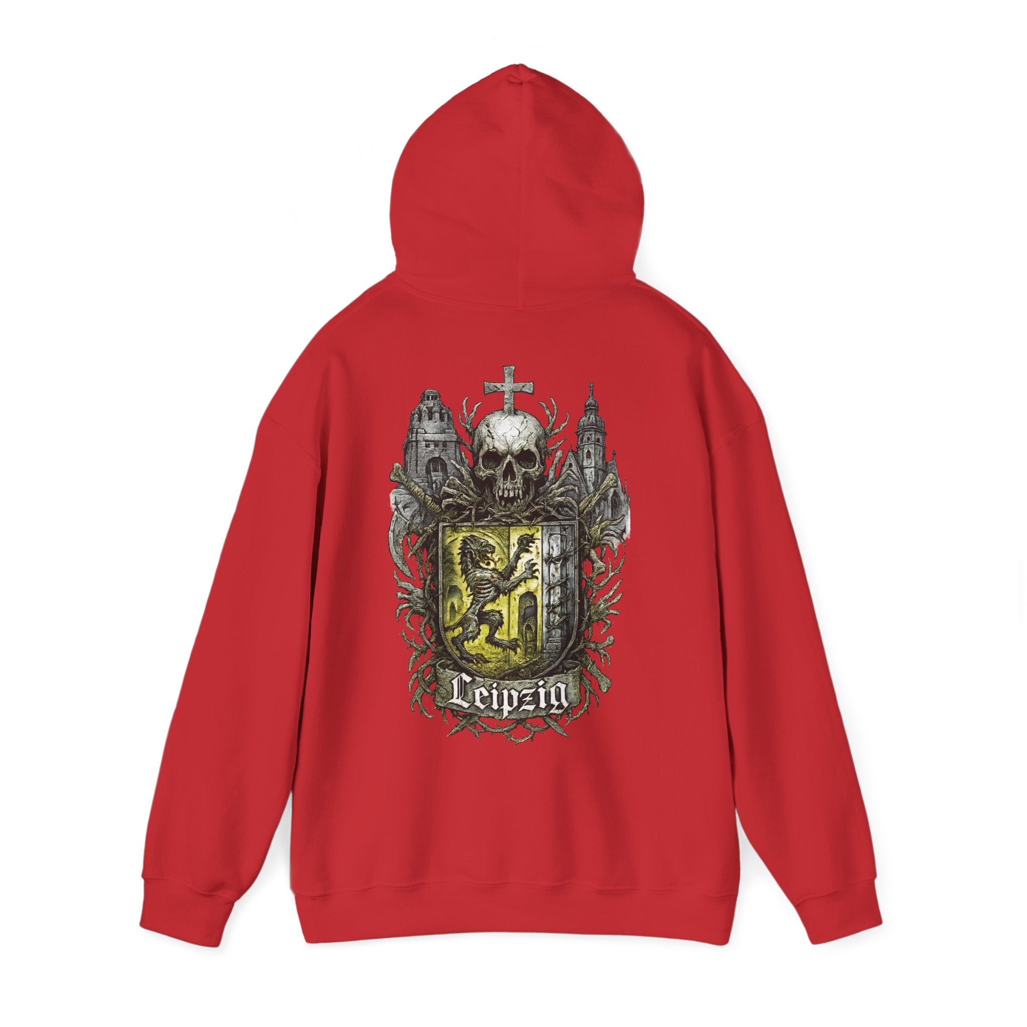 Leipzig: Front-/Backprint, Unisex Hoodie **Grimwater-Edition**