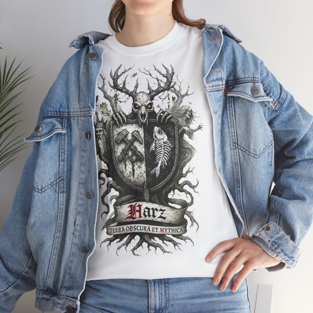 Der Harz: Frontprint, Unisex T-Shirt **Grimwater-Edition** Gesamtharz
