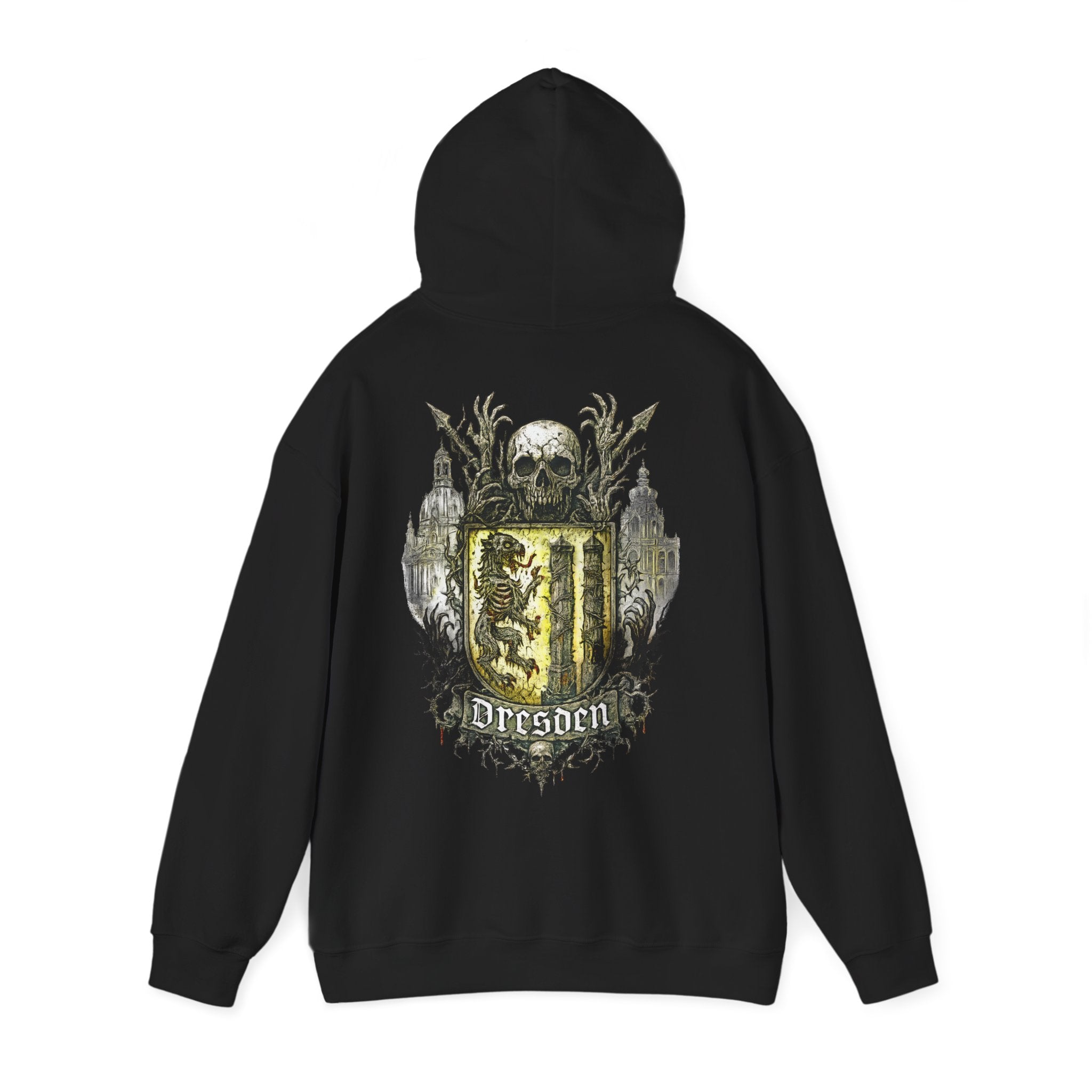 Dresden: Front-/Backprint, Unisex Hoodie **Grimwater-Edition**