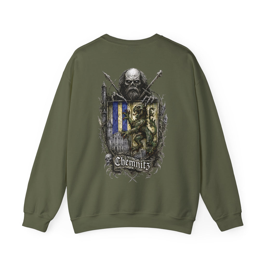 Chemnitz: Front-/Backprint, Unisex Sweatshirt **Grimwater-Edition**