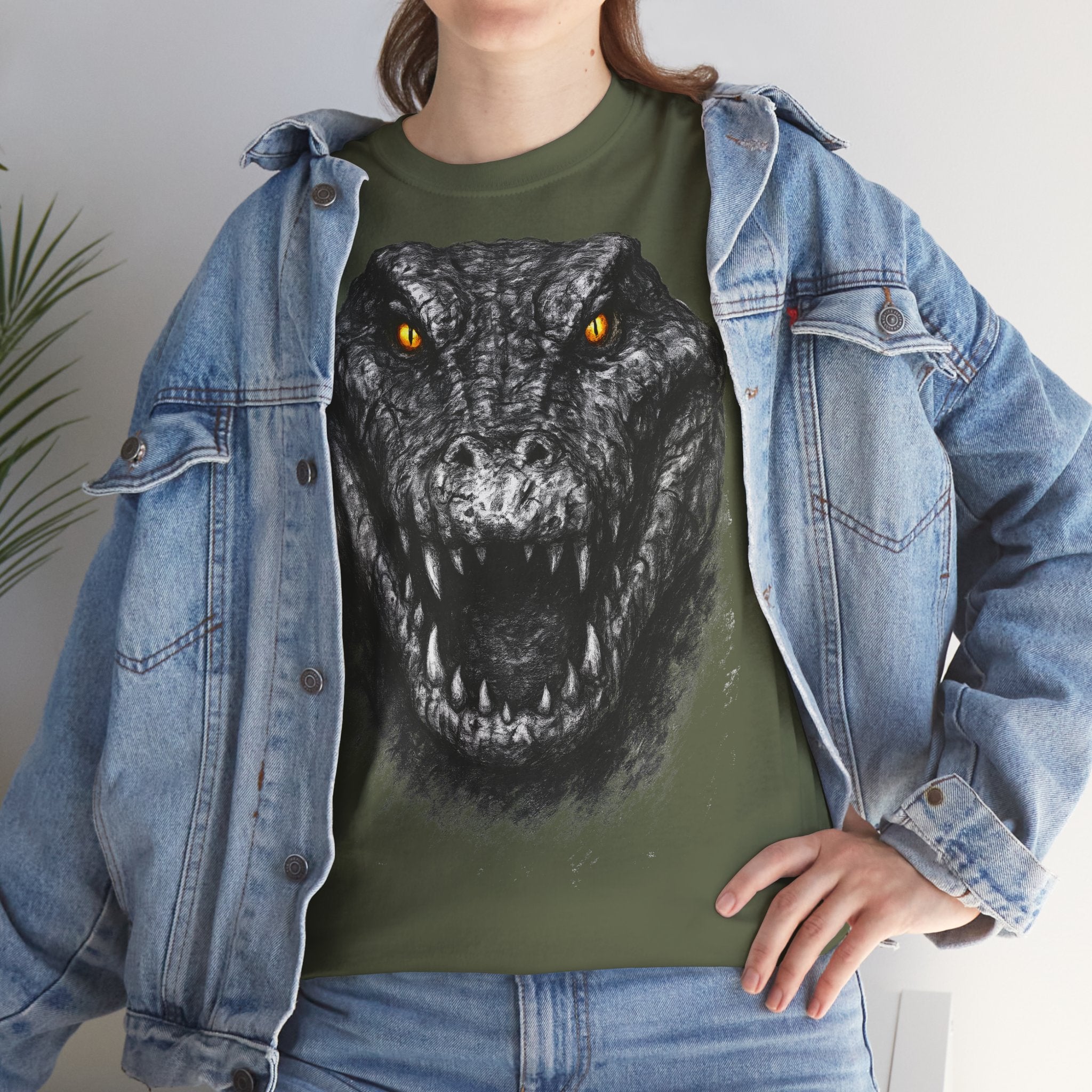 Alligator: Frontprint, Unisex T-Shirt - Animal-Collection