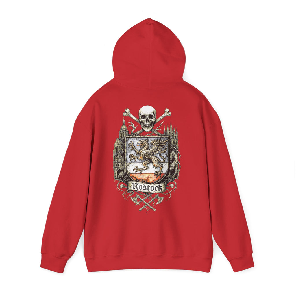 Rostock: Front-/Backprint, Unisex Hoodie **Grimwater-Edition**