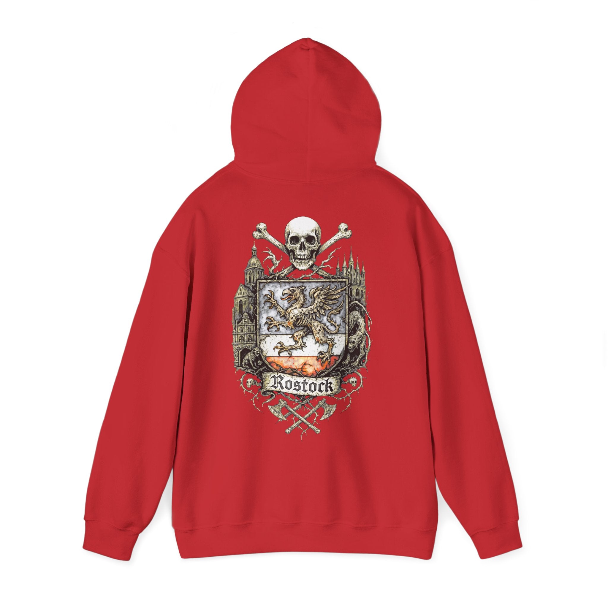 Rostock: Front-/Backprint, Unisex Hoodie **Grimwater-Edition**