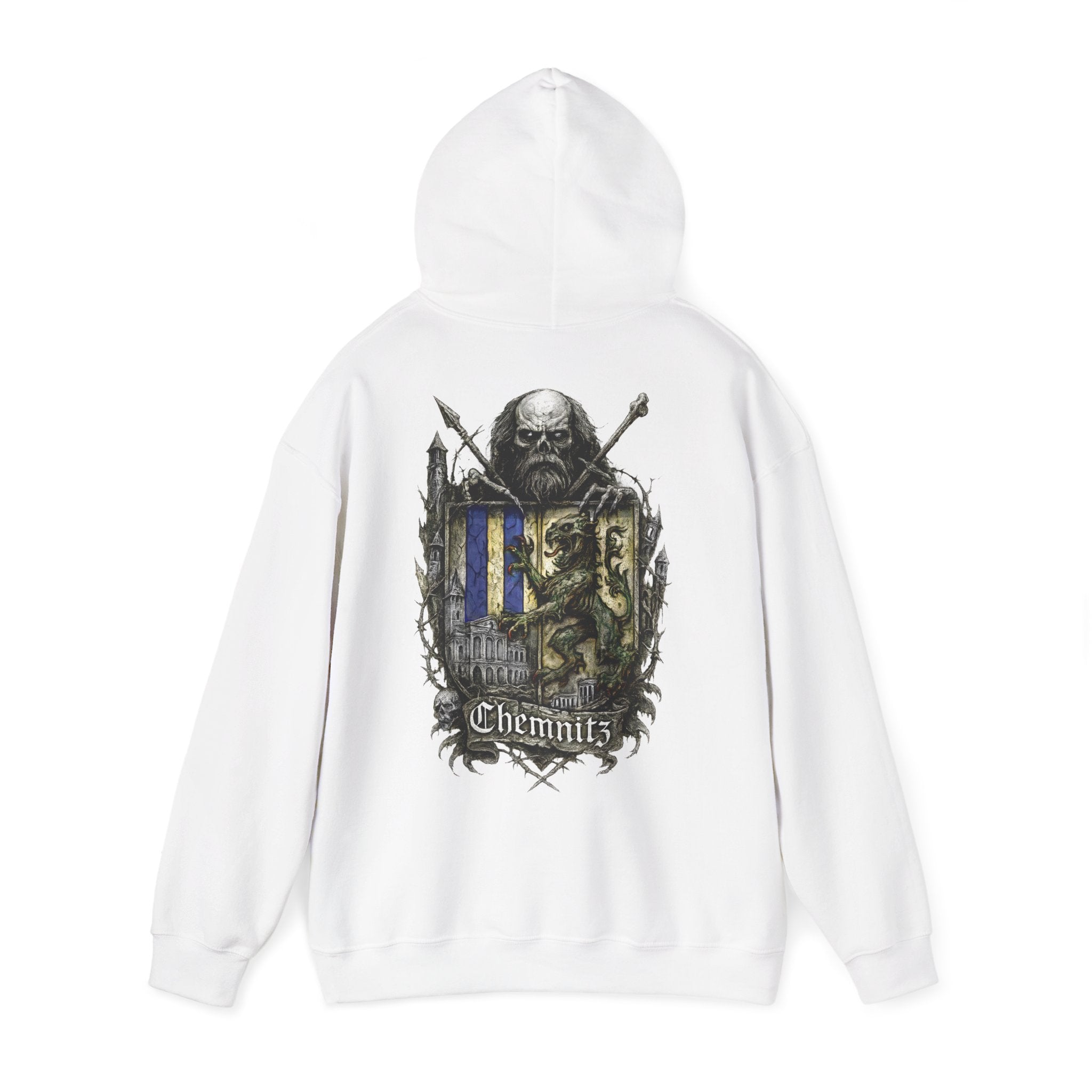 Chemnitz: Front-/Backprint, Unisex Hoodie **Grimwater-Edition**