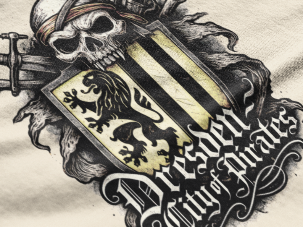 Dresden: Frontprint, Unisex T-Shirt **Grimwater-Edition**