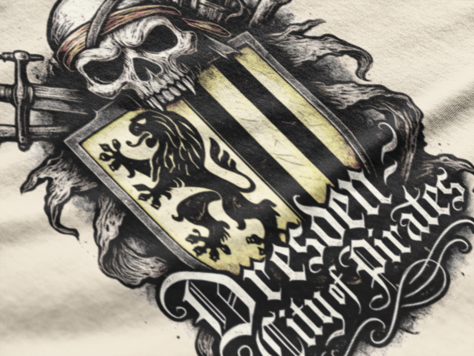 Dresden: Frontprint, Unisex T-Shirt **Grimwater-Edition**