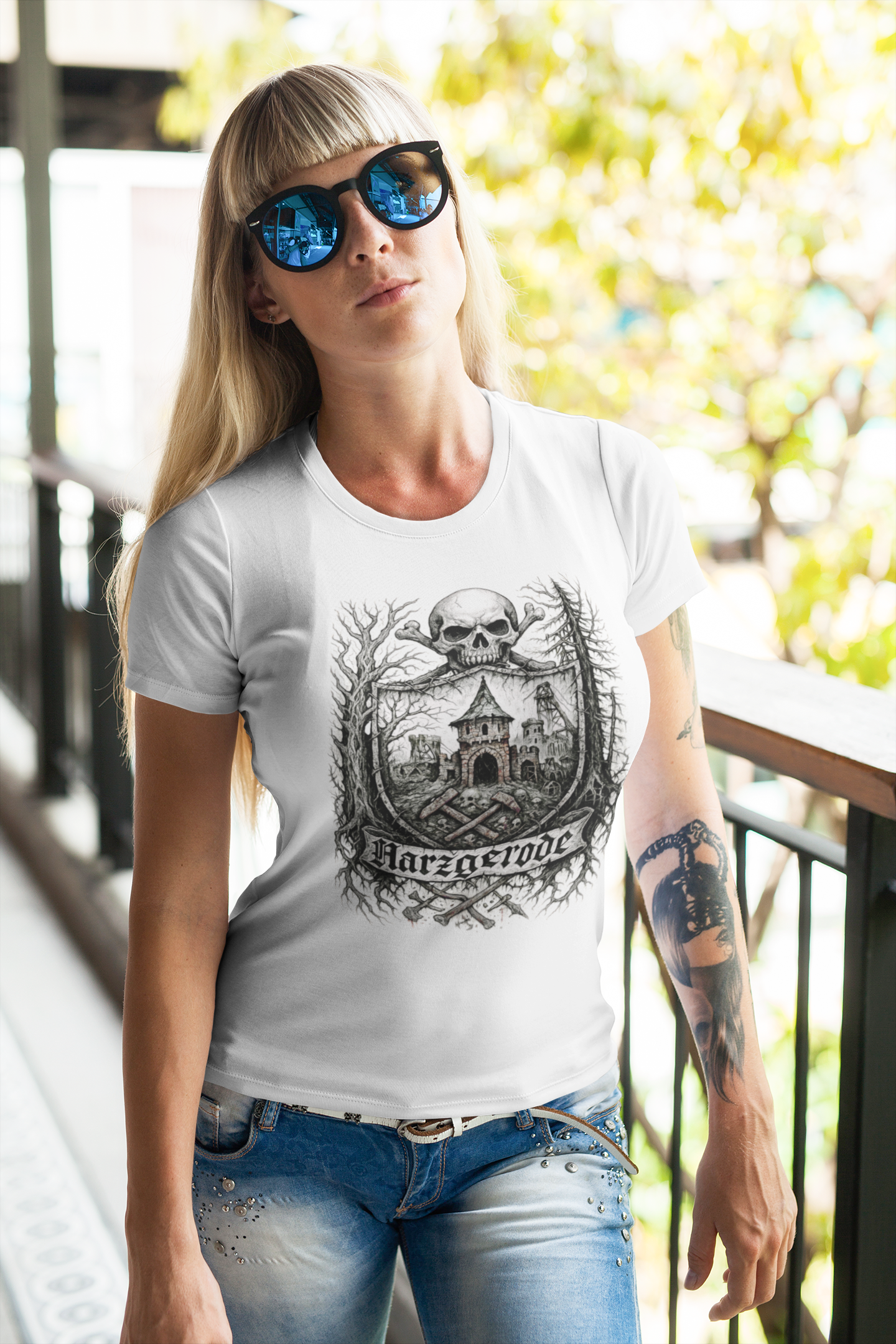 Harzgerode: Frontprint, Womens' T-Shirt **Grimwater-Edition**